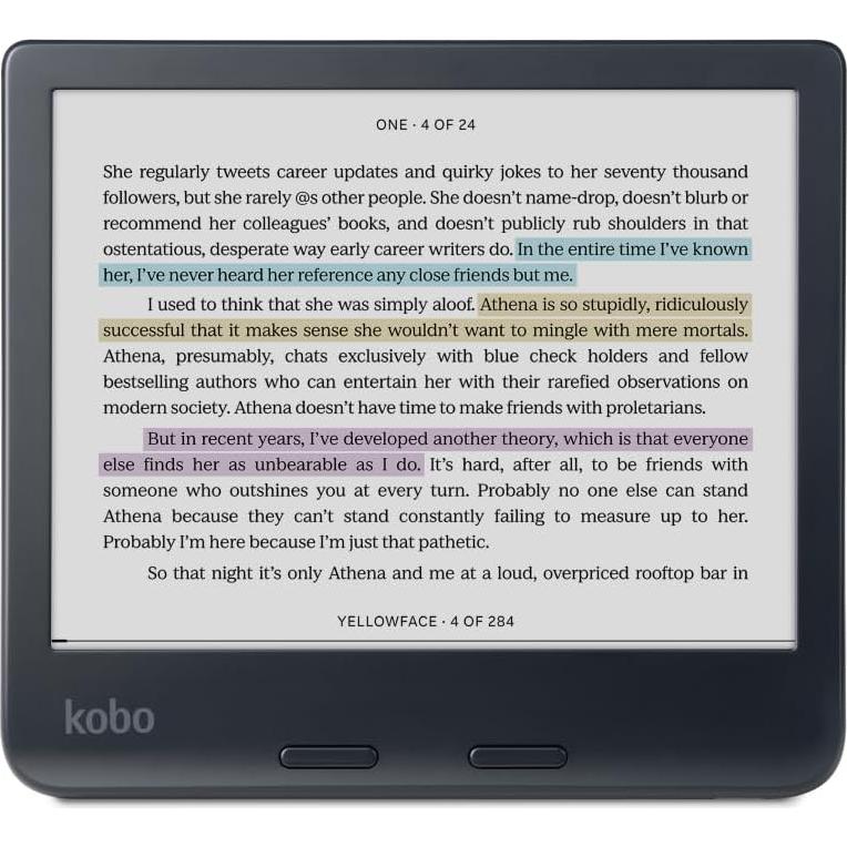 Kobo Libra Color eReader 7" Pantalla E Ink Kaleido Resistente Agua