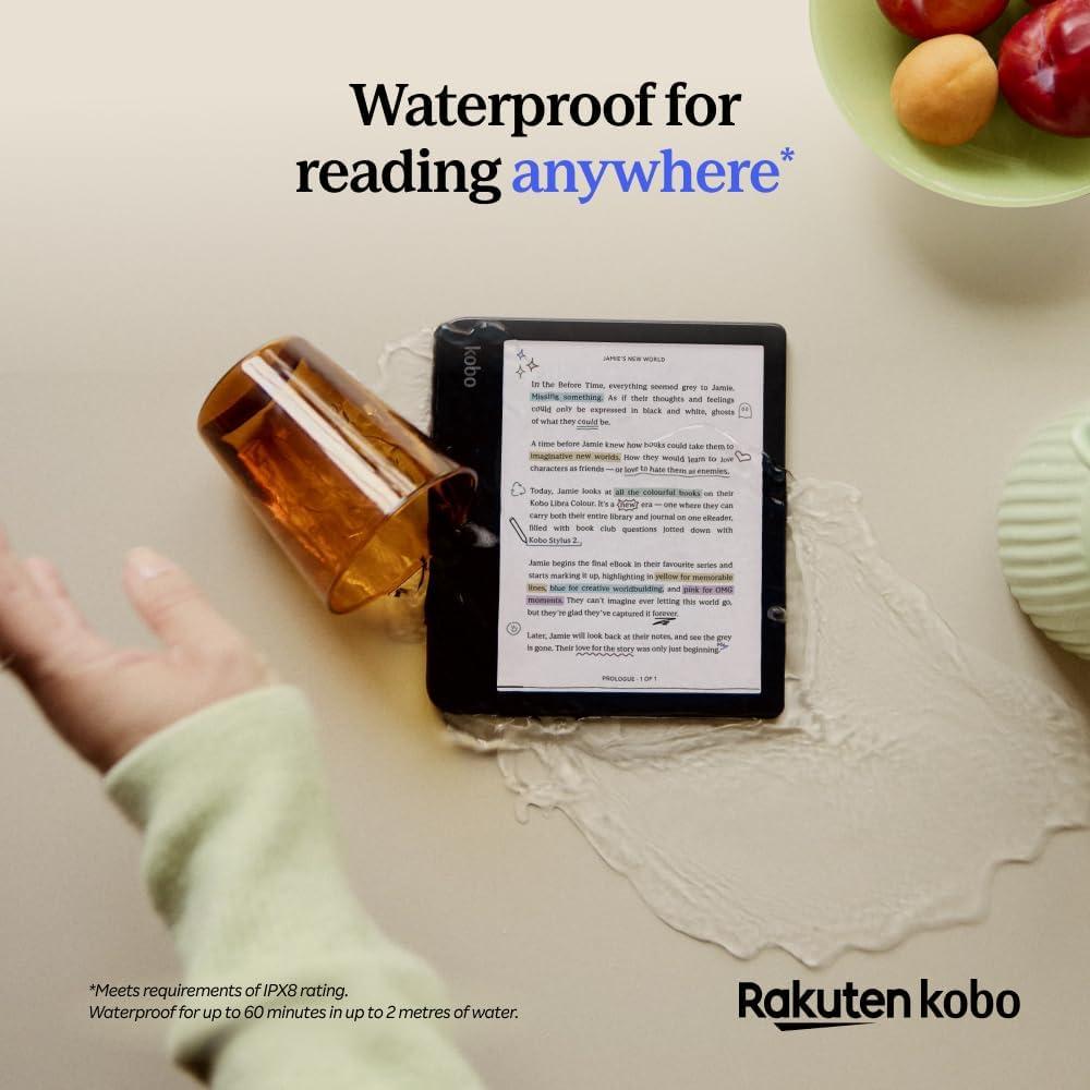Kobo Libra Color eReader 7" Pantalla E Ink Kaleido Impermeable