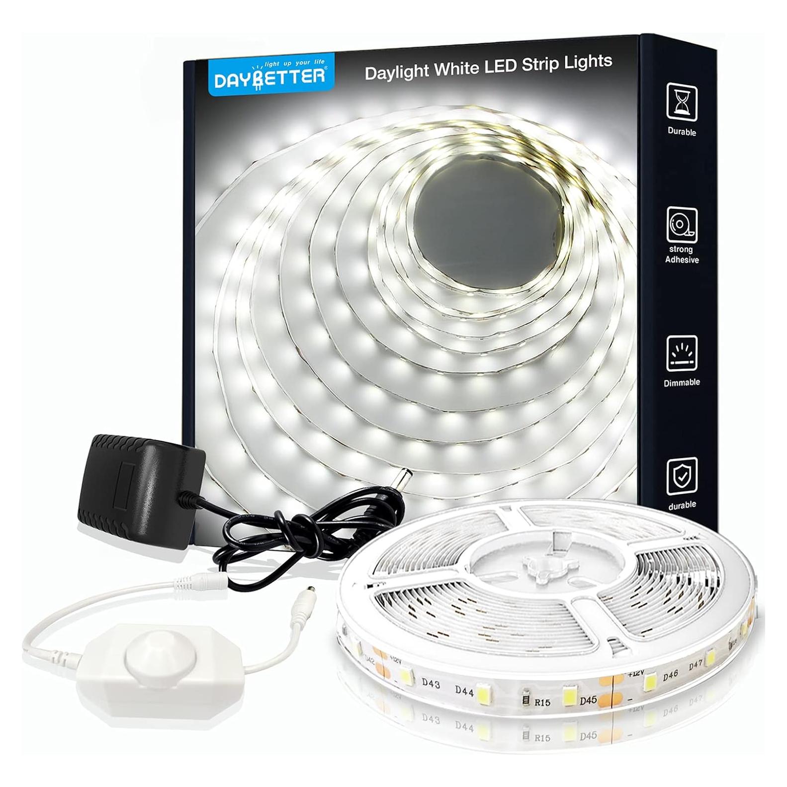 Tira de LED Blanca DAYBETTER 6.1 m 360 LEDs 6500K Regulable
