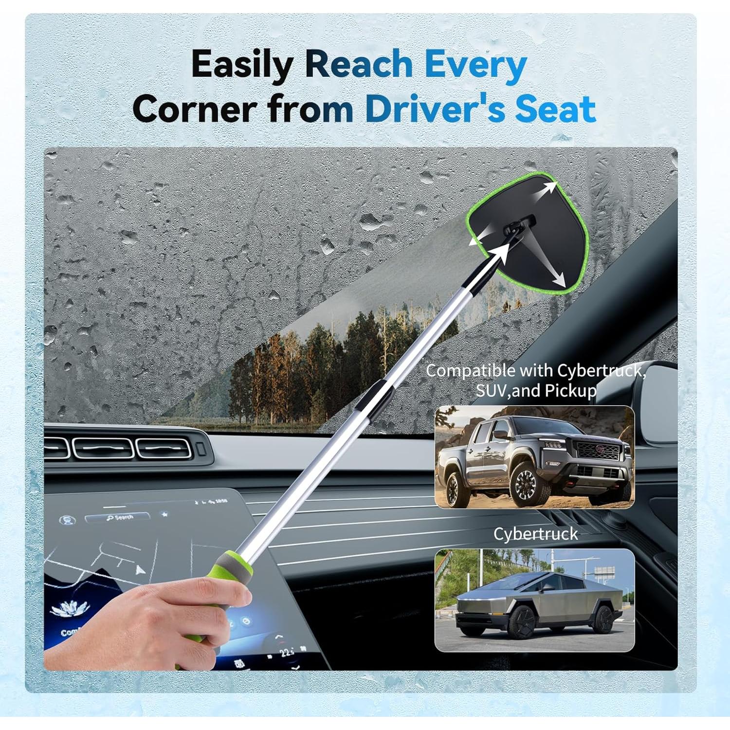 Limpiaparabrisas XINDELL XD-40168C con Mango Extensible y 4 Paños