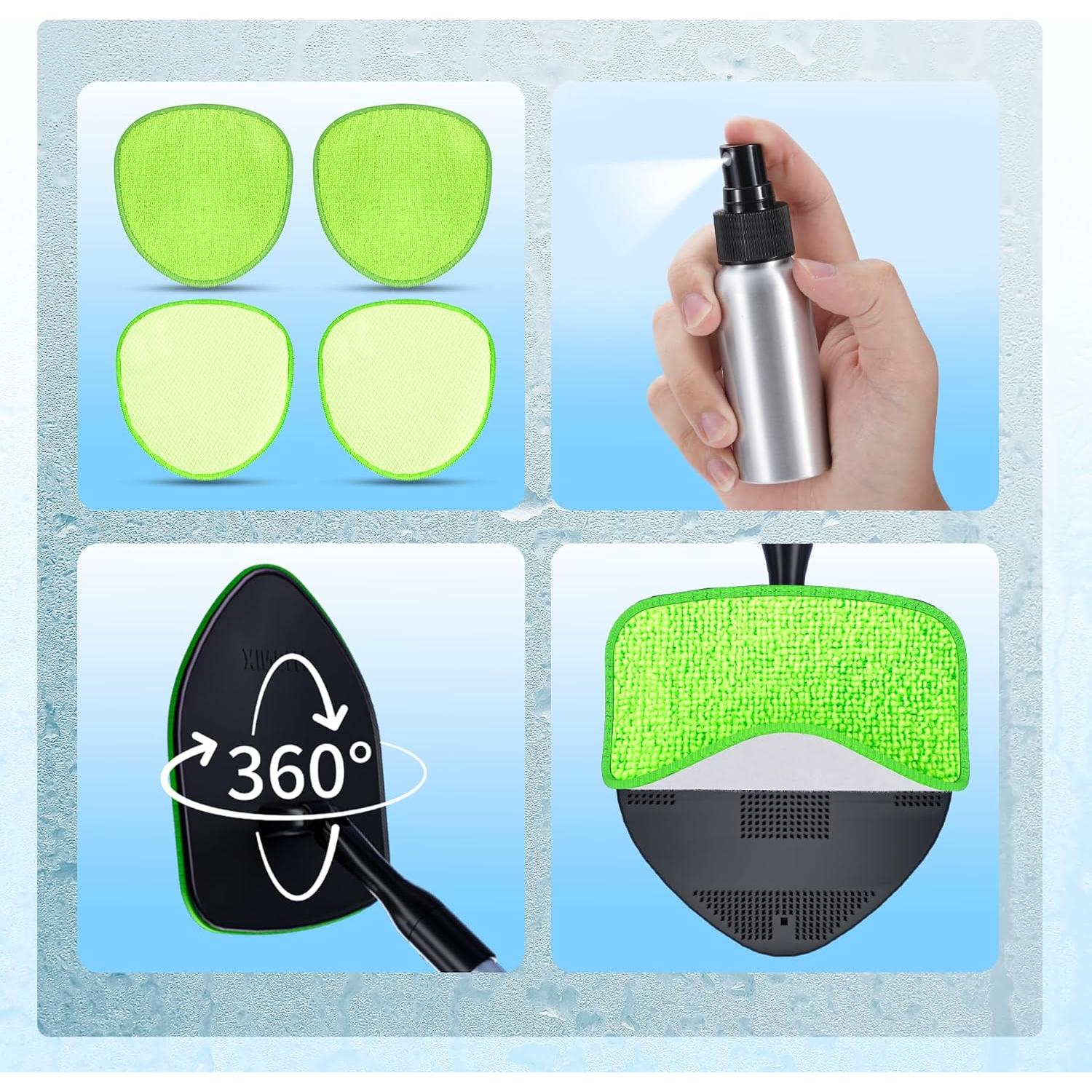 Limpiaparabrisas XINDELL XD-40168C con Mango Extensible y 4 Paños