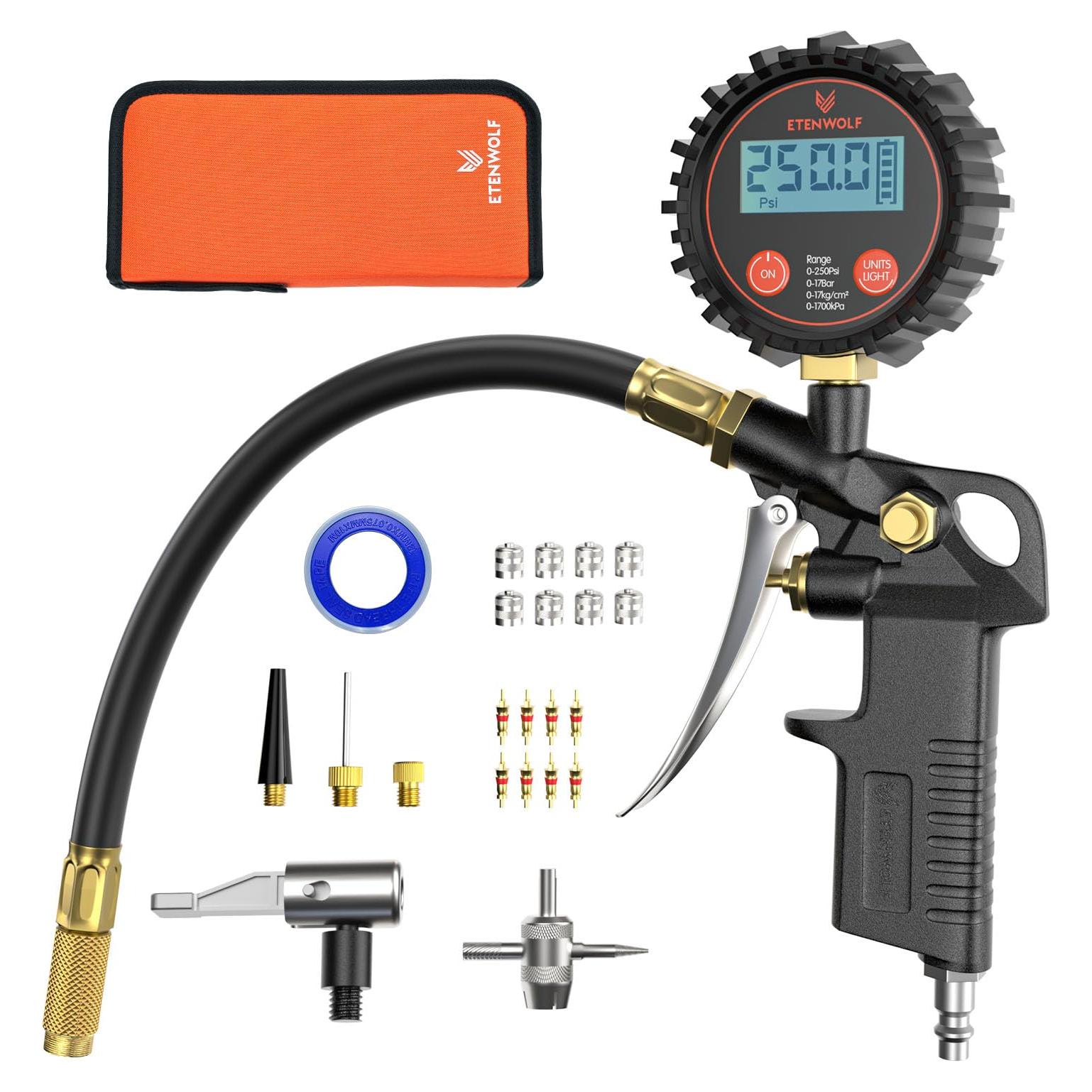 Medidor Digital de Presión de Neumáticos ETENWOLF T500