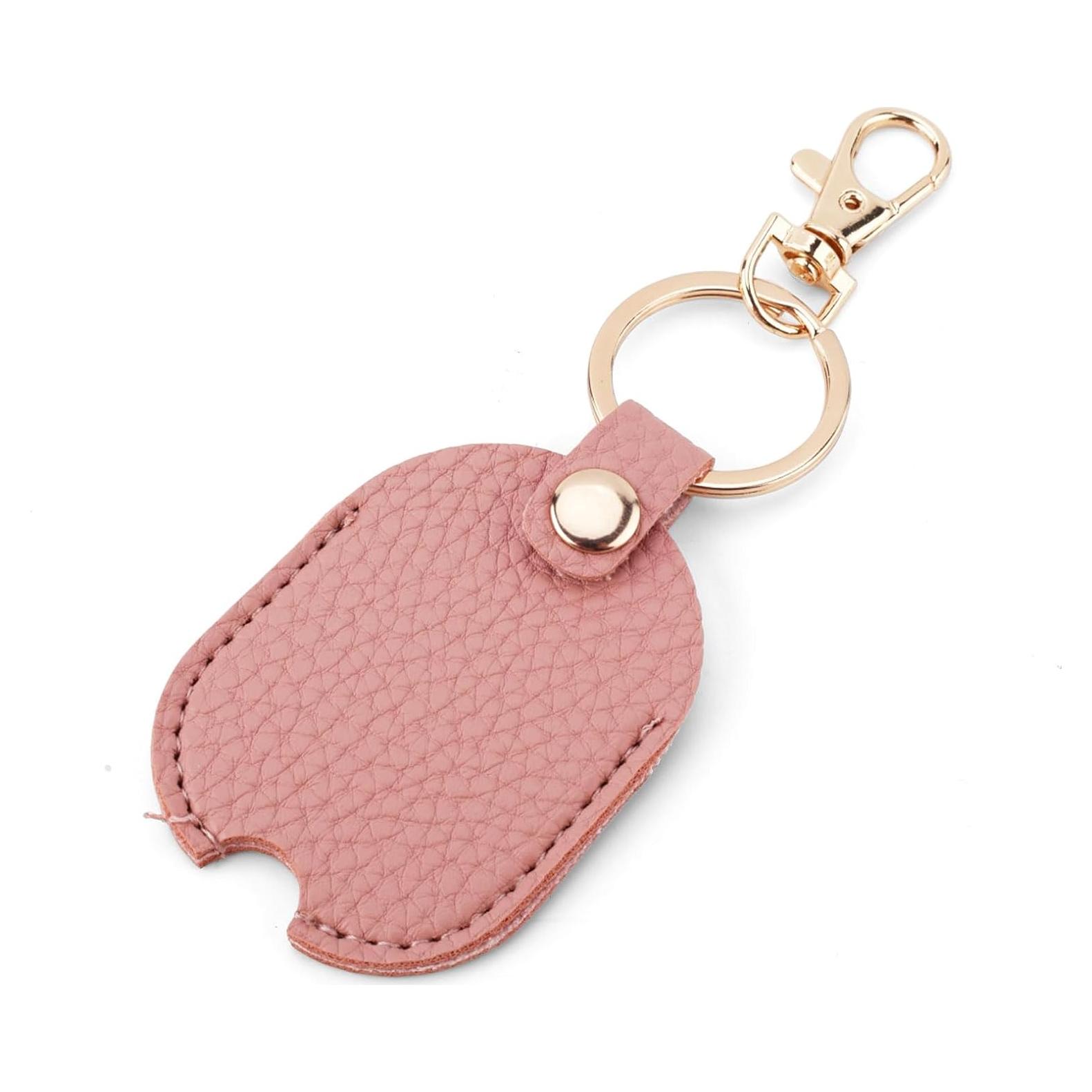 Funda de Llave de Coche de Cuero PU Rosa - Protector Universal