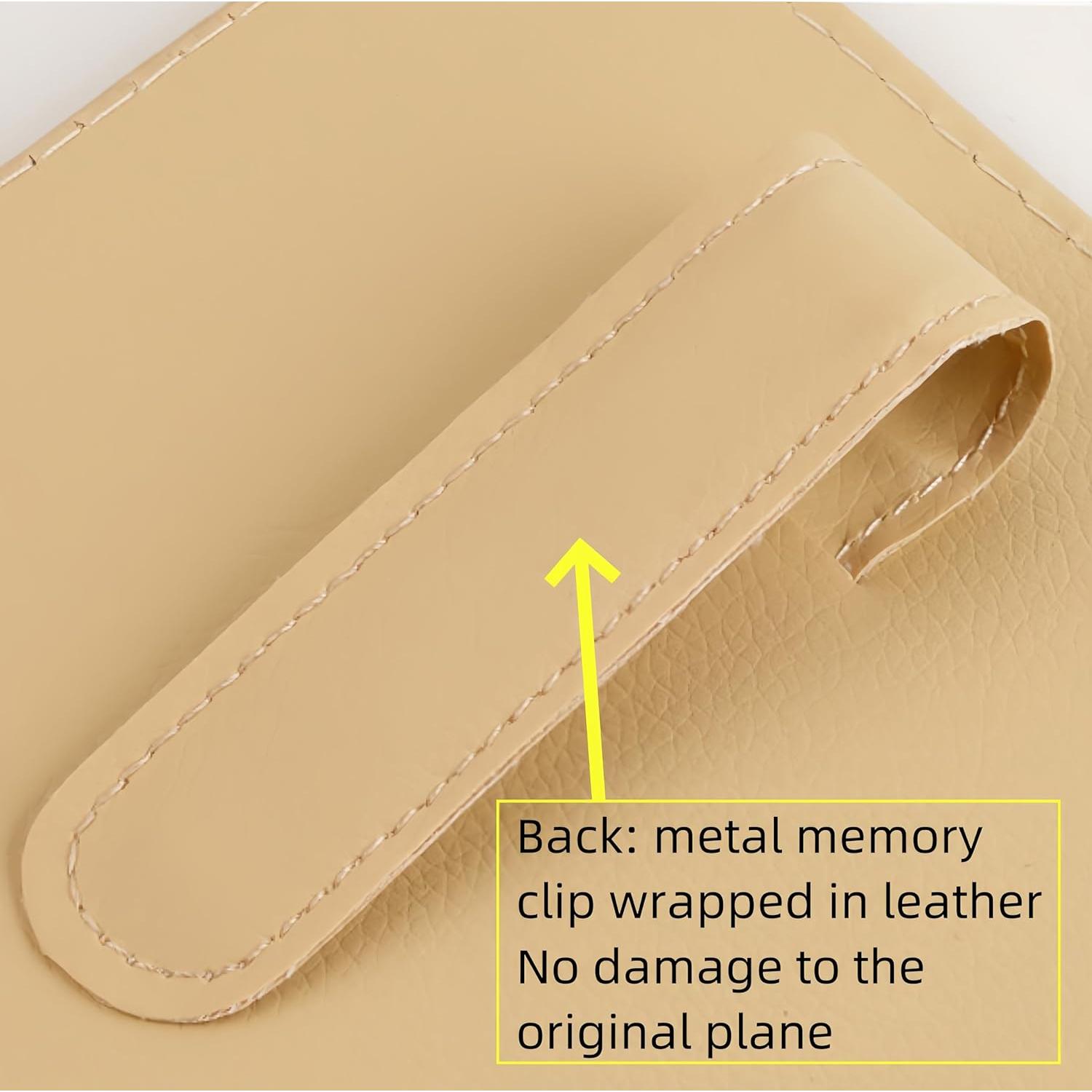 Organizador de Visera de Auto AWinjoy Negro Multifuncional