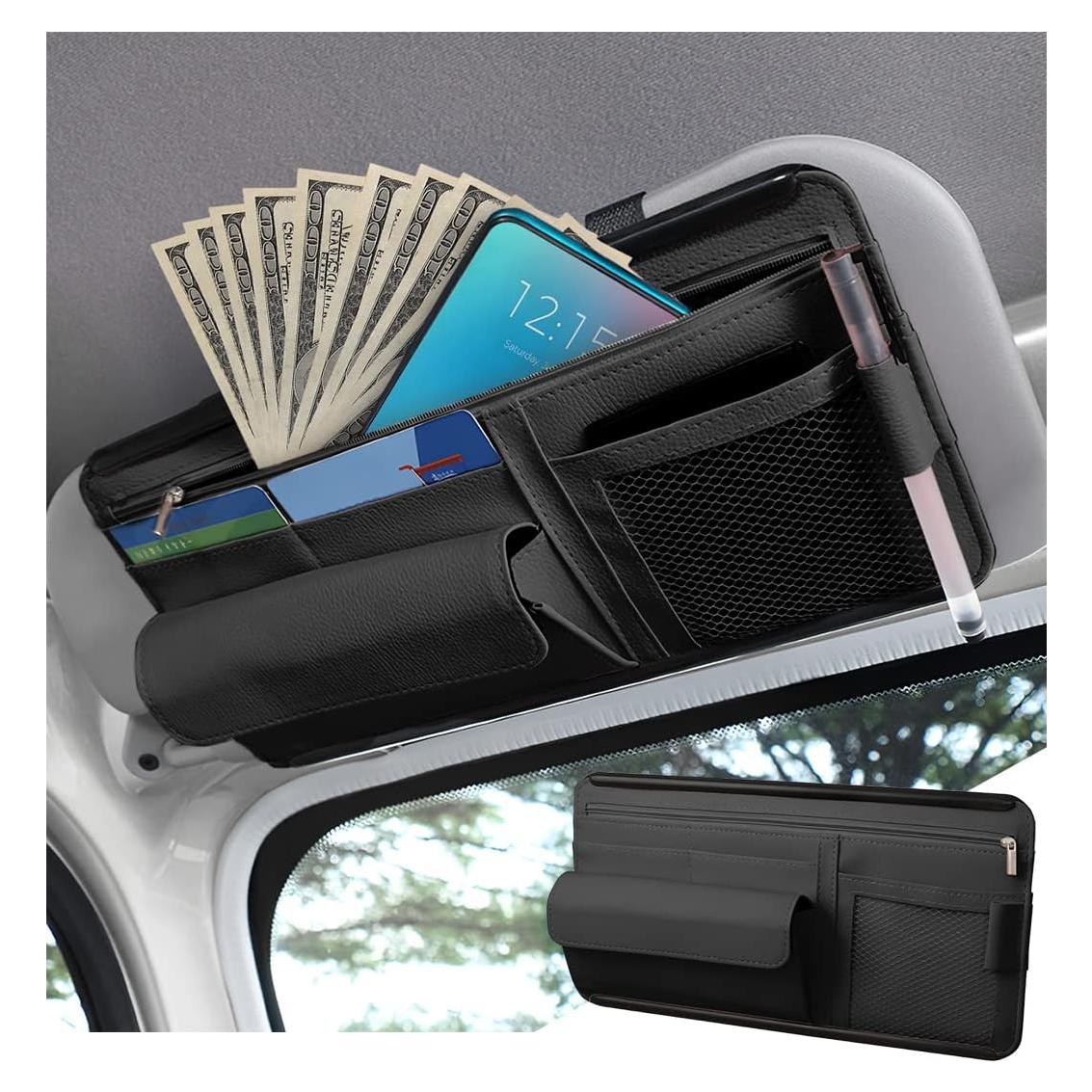 Organizador de Visera de Coche Zipelo Negro 30.99x16.51cm