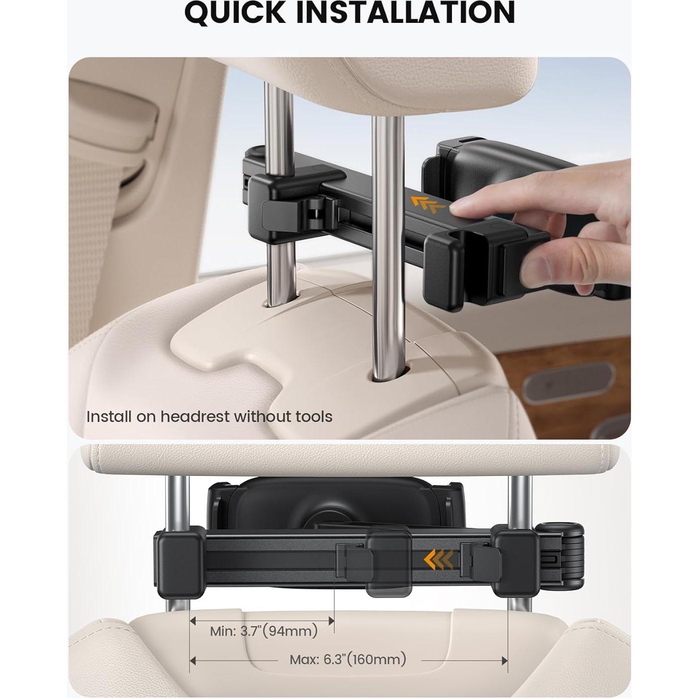 Soporte para Tableta en Reposacabezas Lamicall STCH01 - 4.7-13"