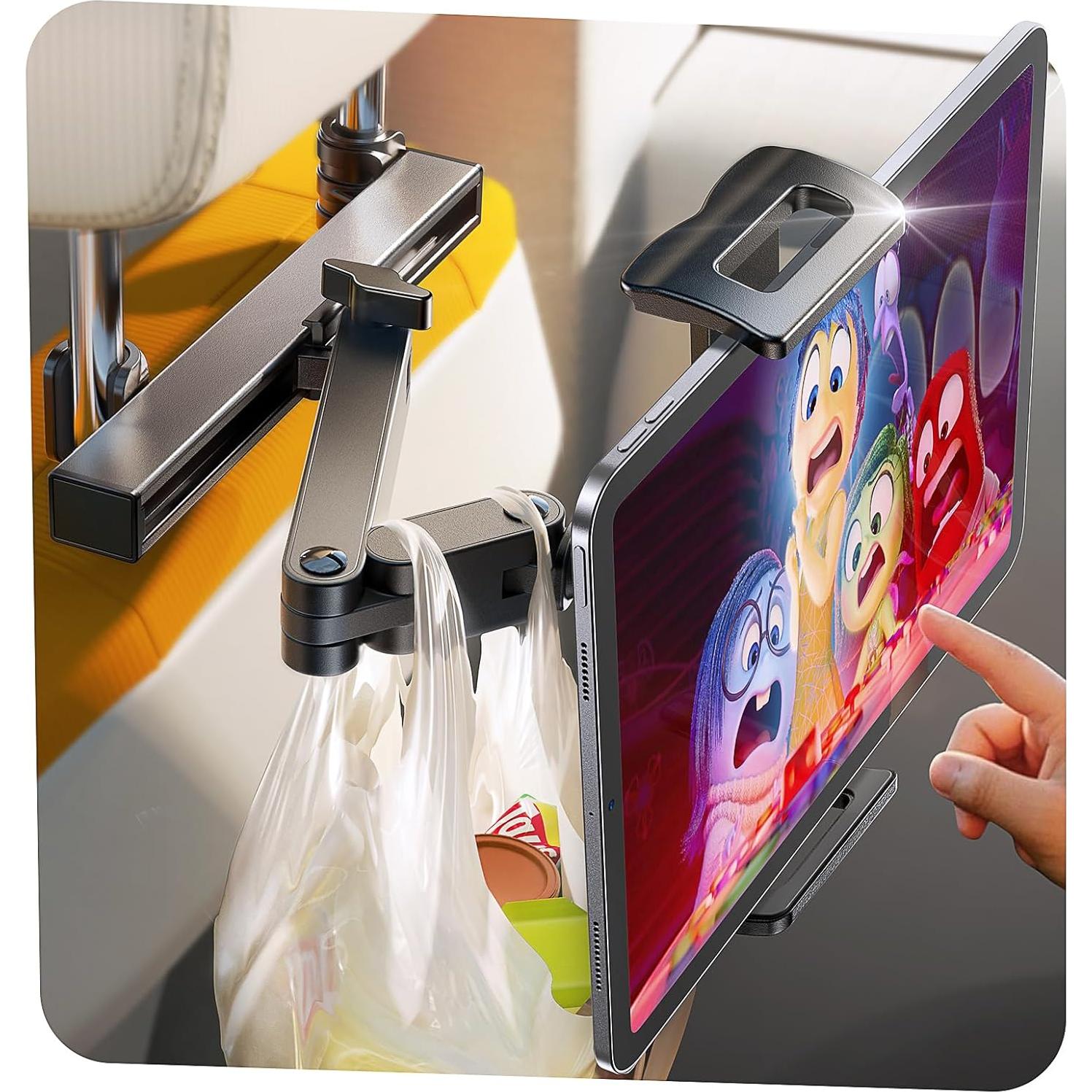 Soporte para Tableta en Reposacabezas LISEN - 95% Cobertura