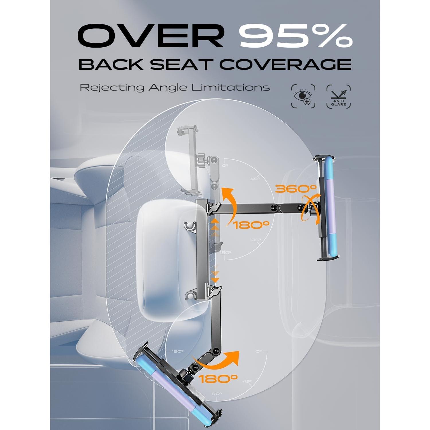 Soporte para Tableta en Reposacabezas LISEN - 95% Cobertura