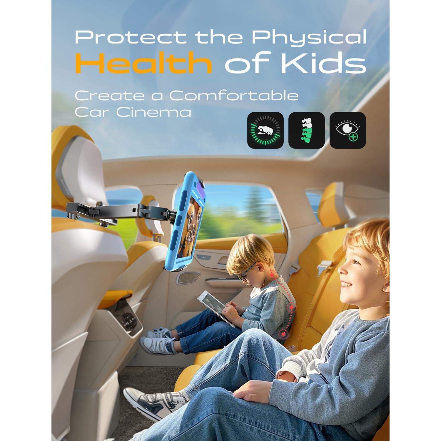 Soporte para Tableta en Reposacabezas LISEN - 95% Cobertura