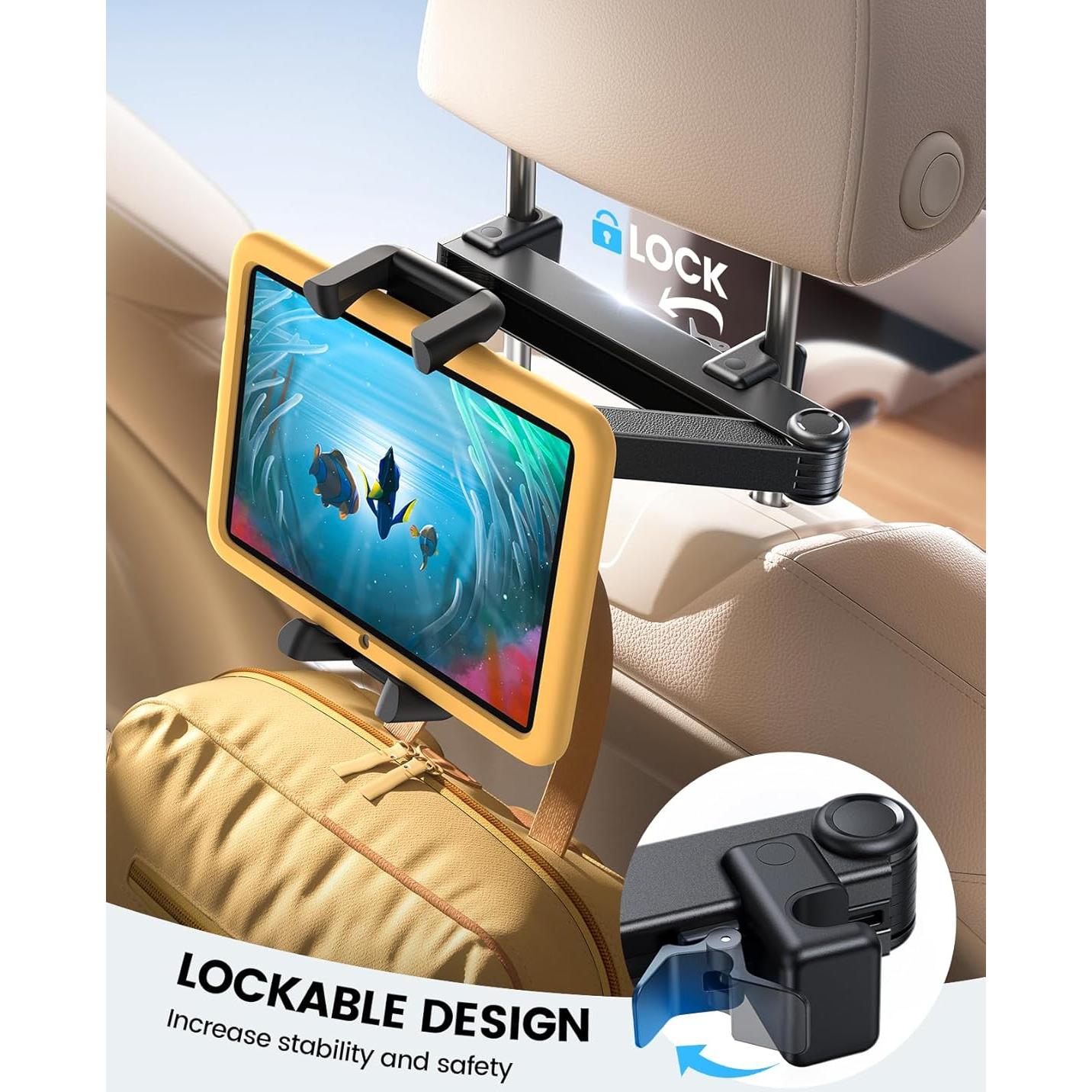 Soporte para Tableta Lamicall STCH04 - Reposacabezas Coche