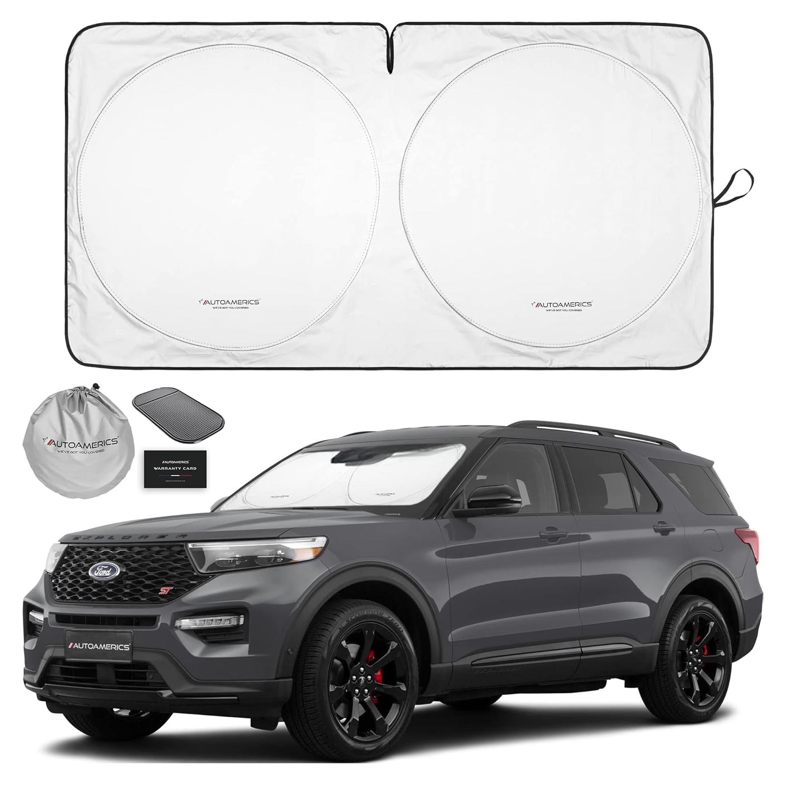 Protector Solar Parabrisas Autoamerics Plata Estándar Mediano