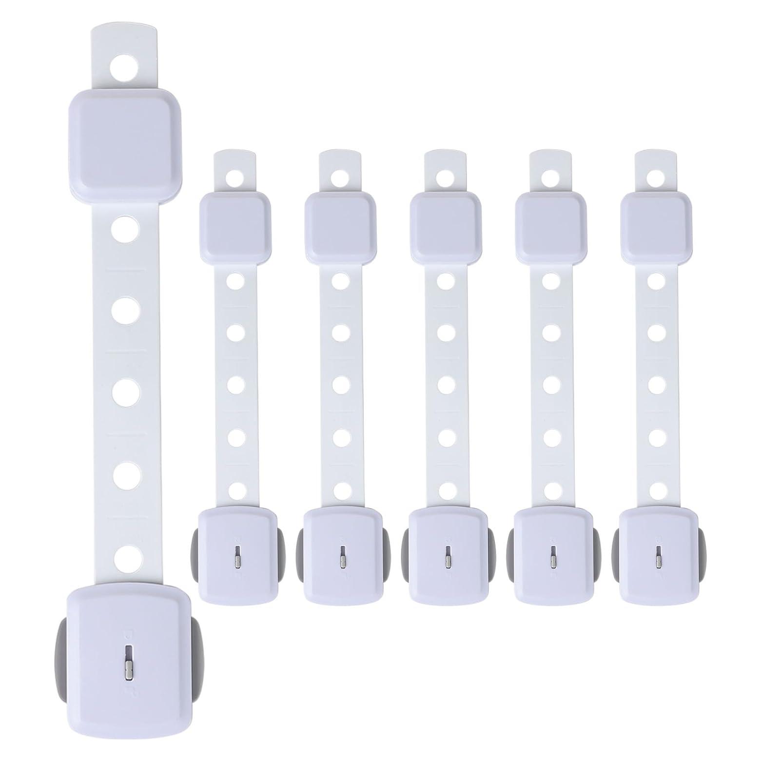 Cerraduras de Gabinete Fursafe&Q para Seguridad Infantil - Paquete de 6