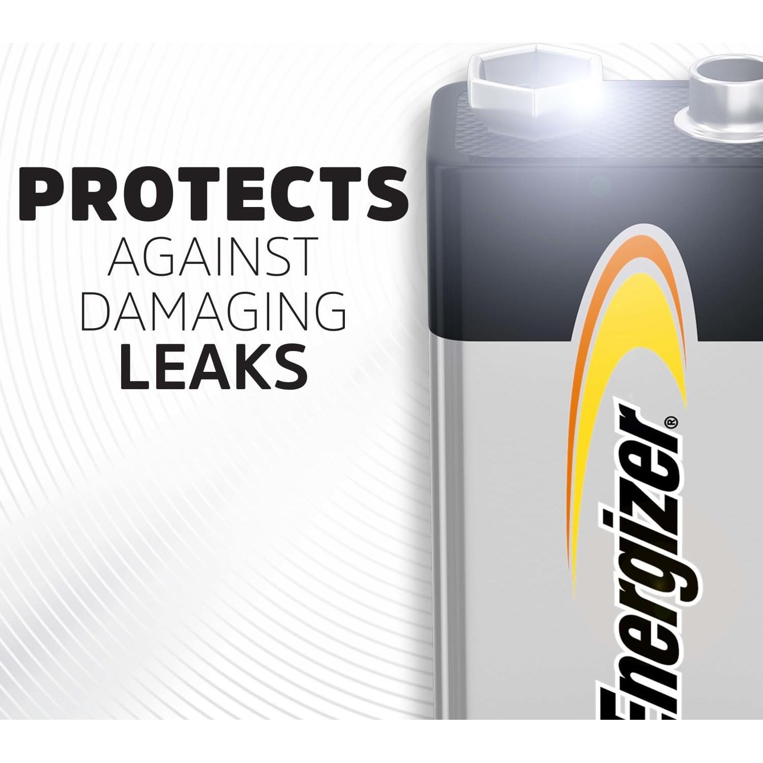 Baterías Alcalinas Energizer 9V - Paquete de 8 Unidades