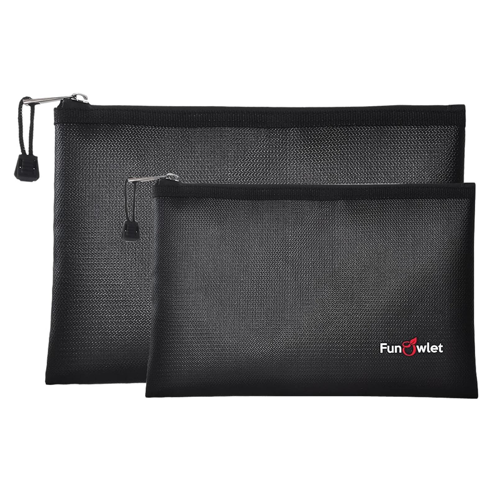 Bolsas de Documentos a Prueba de Fuego FunOwlet - 2 Piezas