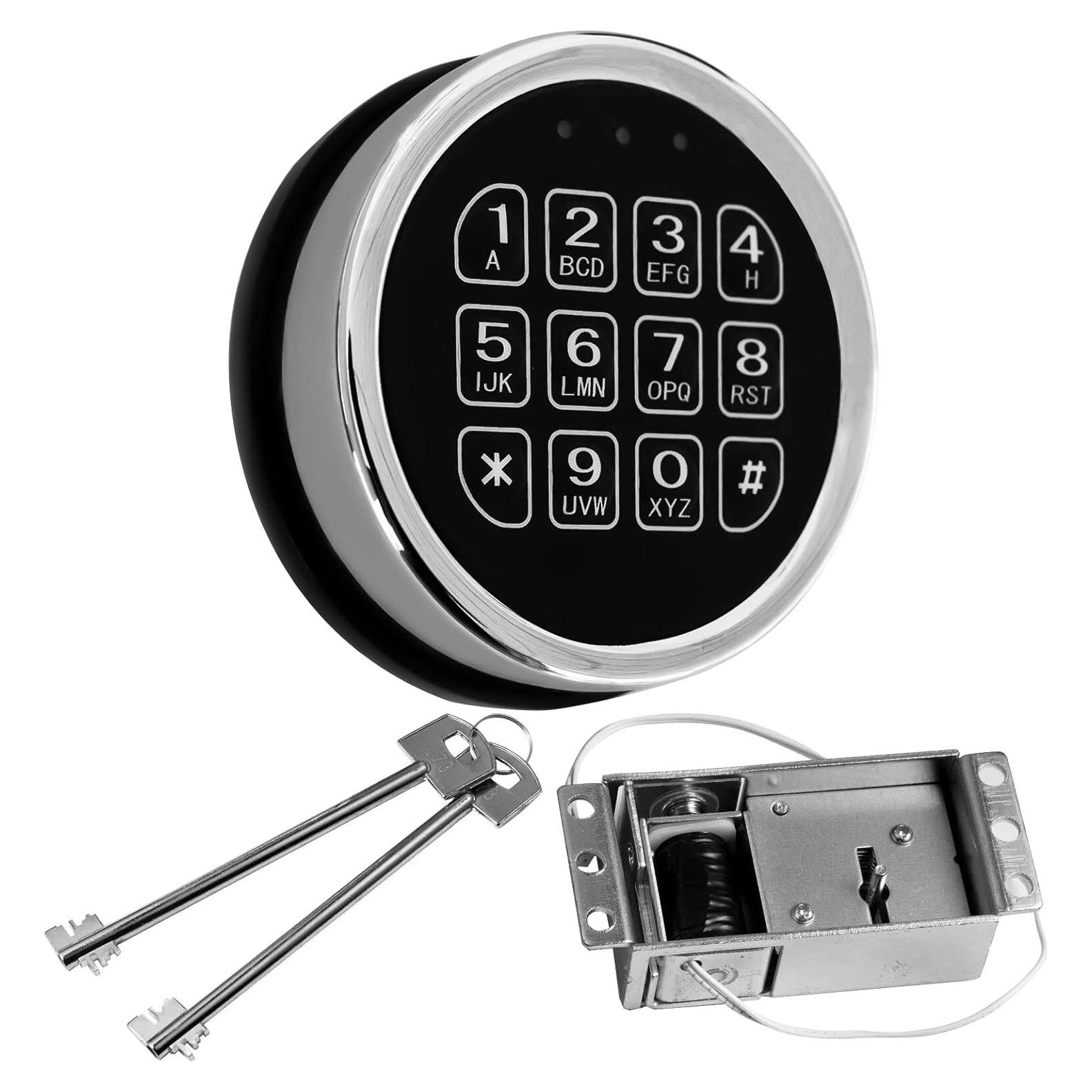 Cerradura de Caja Fuerte Electrónica WAH YUE HING Cromada