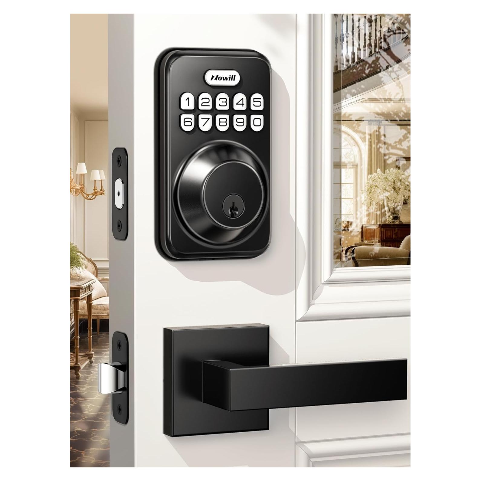 Cerradura Electrónica Zowill DK01-L con Teclado y Manijas