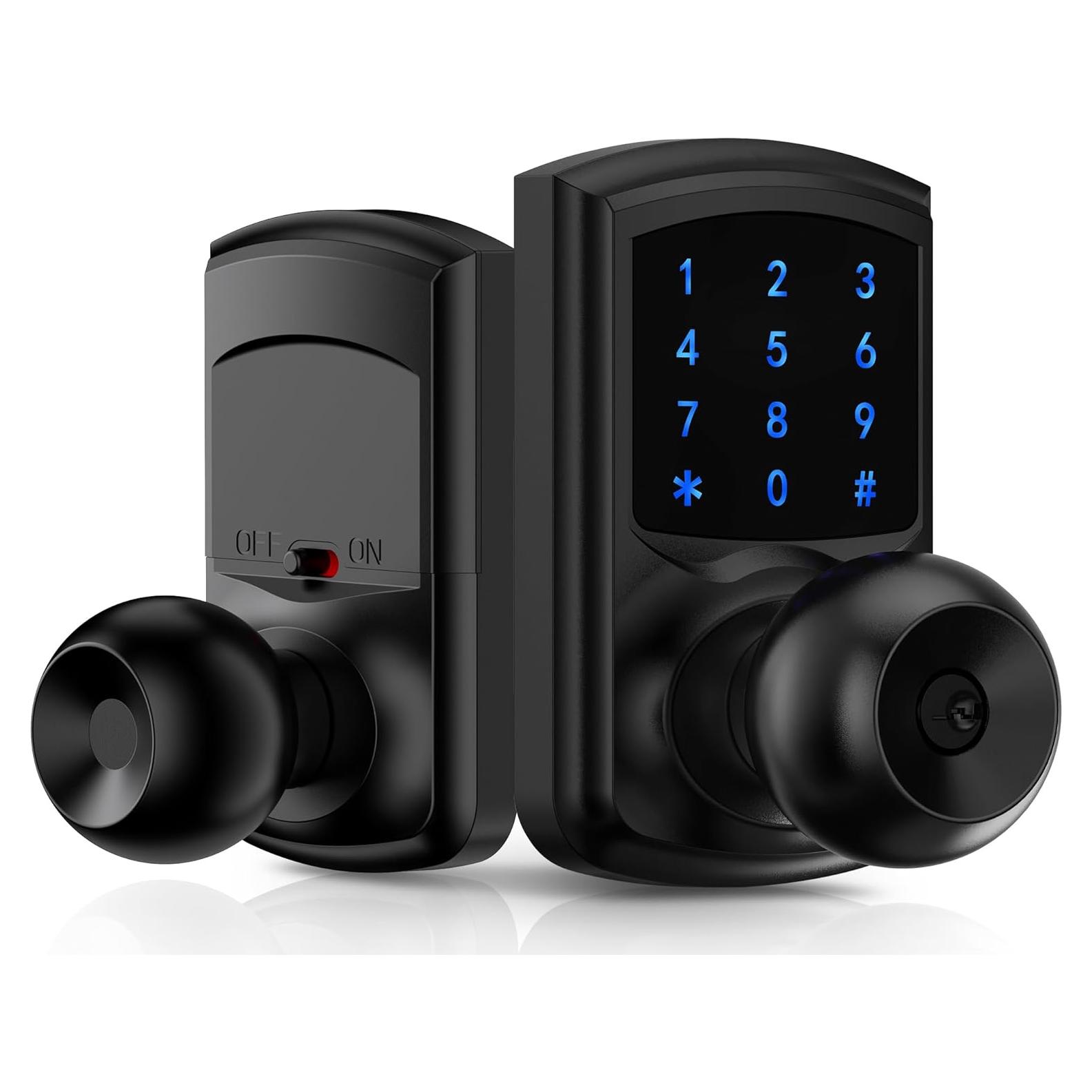 Cerradura Inteligente Hidalife HL-669K Negra con Teclado Táctil