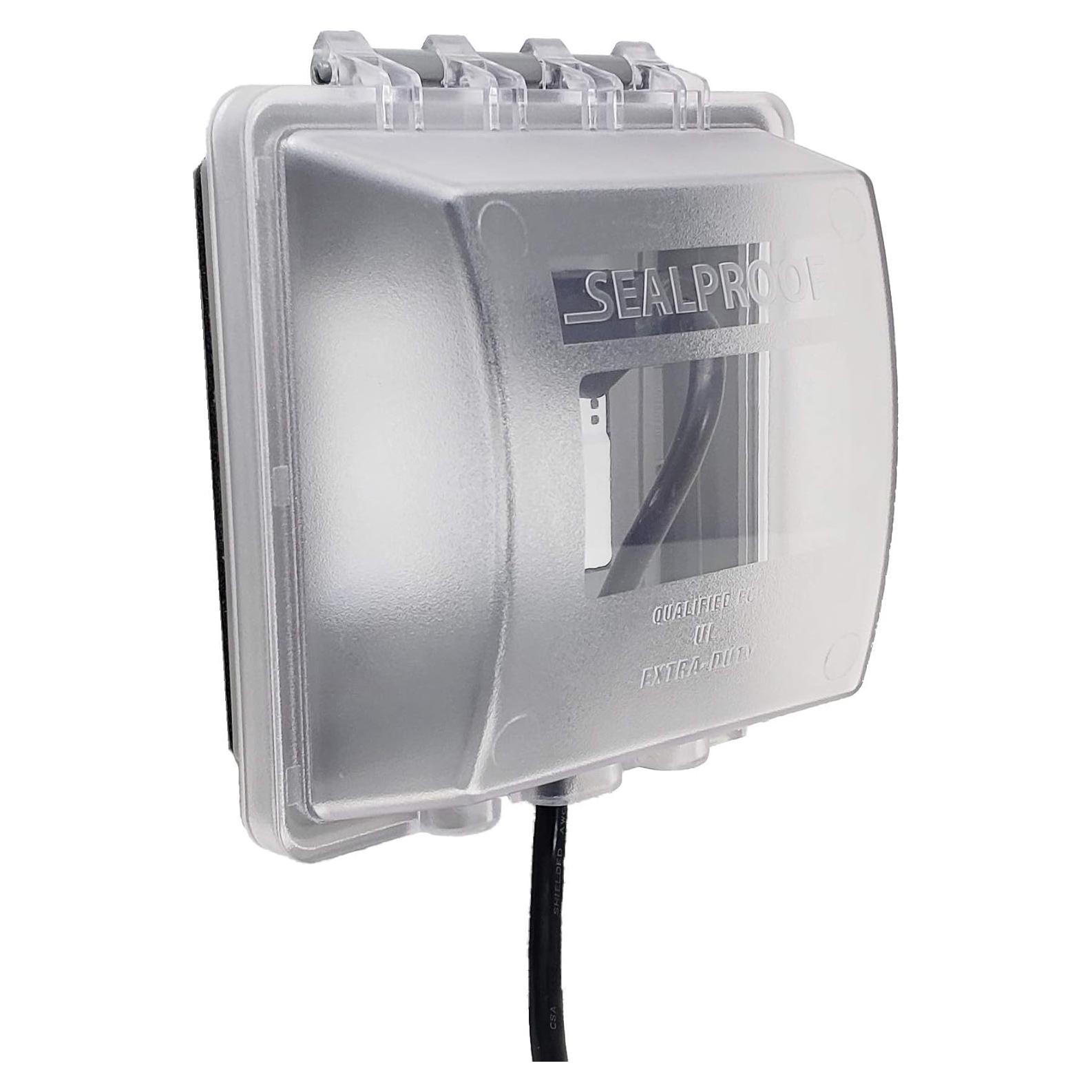 Cubierta de Salida a Prueba de Climas Sealproof 2-Gang Bloqueable