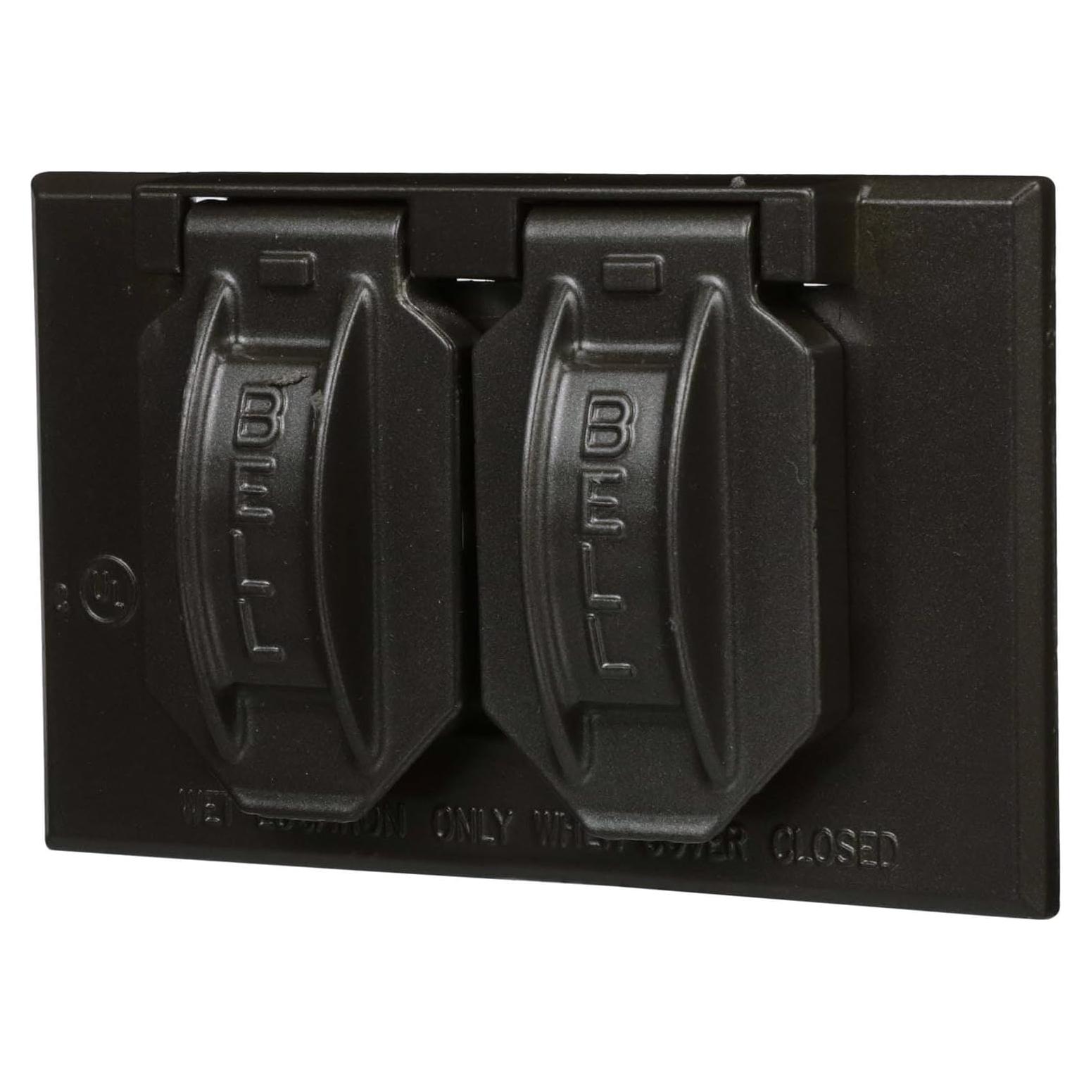 Cubierta a Prueba de Climas Hubbell Raco 5180-2 Dúplex Horizontal