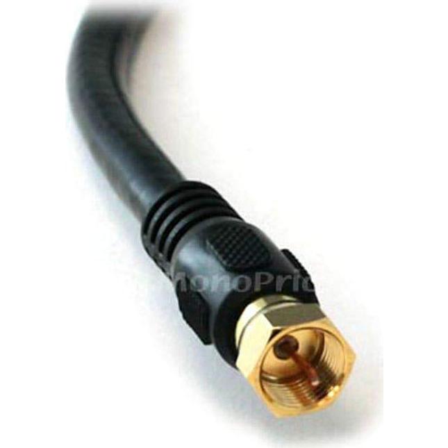 Cable Coaxial RG6 Monoprice 1.83m Cuádruple Blindaje 75 Ohm