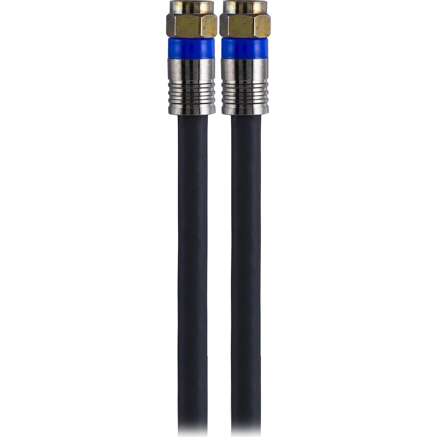 Cable Coaxial RG6 Cuádruple Blindaje GE 15.2 m Conectores F