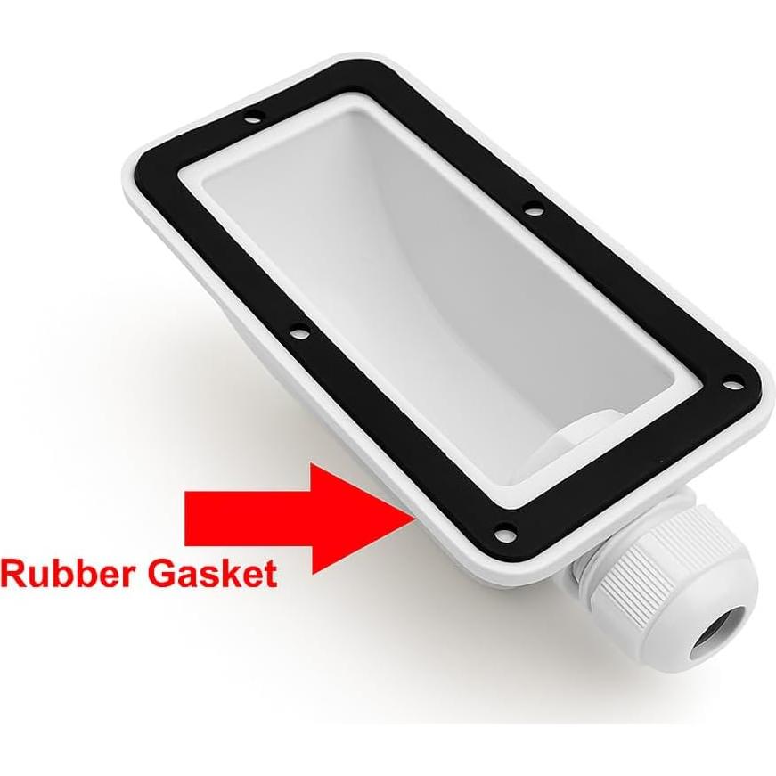 Entrada de Cable Solar Impermeable Gebildet Blanca - Paquete de 2