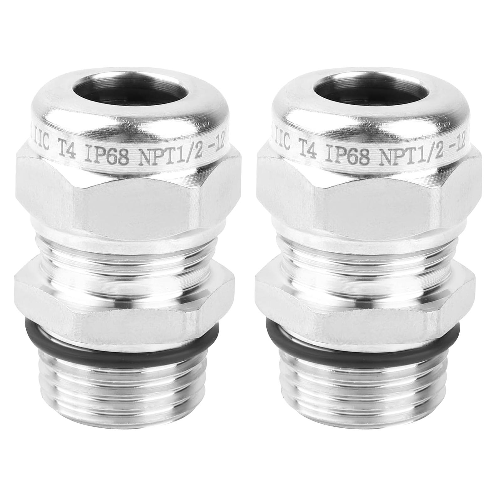 Abrazadera de Cable de Acero Inoxidable EINDER IP68 6-12mm - 2 Pcs