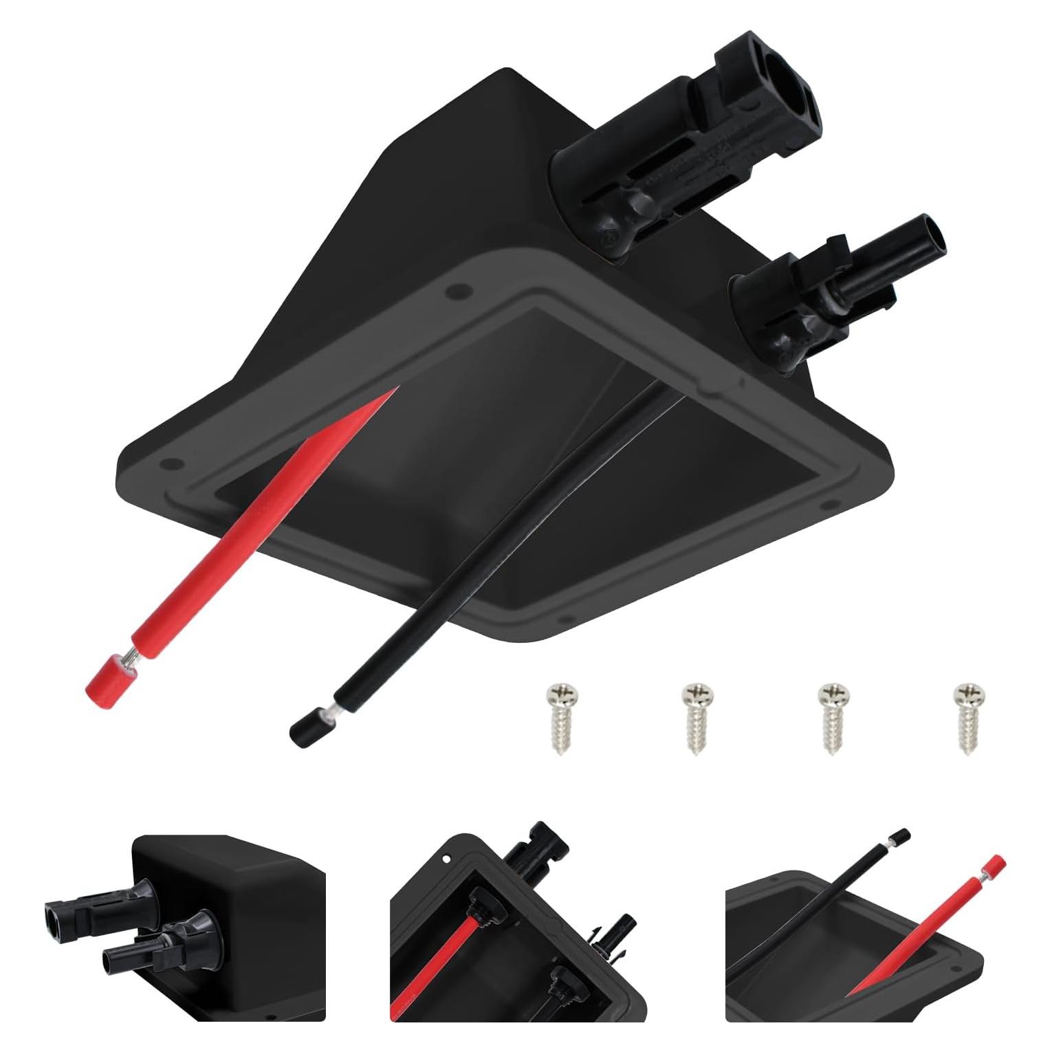 Glandula de Entrada Doble Cable Solar Slocable IP68 0.1m 10AWG