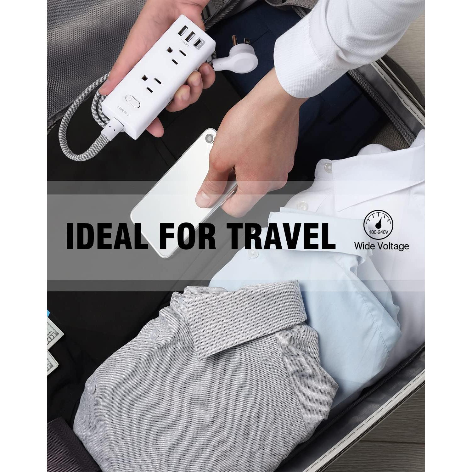 Power Strip One Beat 6 Salidas y 3 USB C 5FT (1.52m)