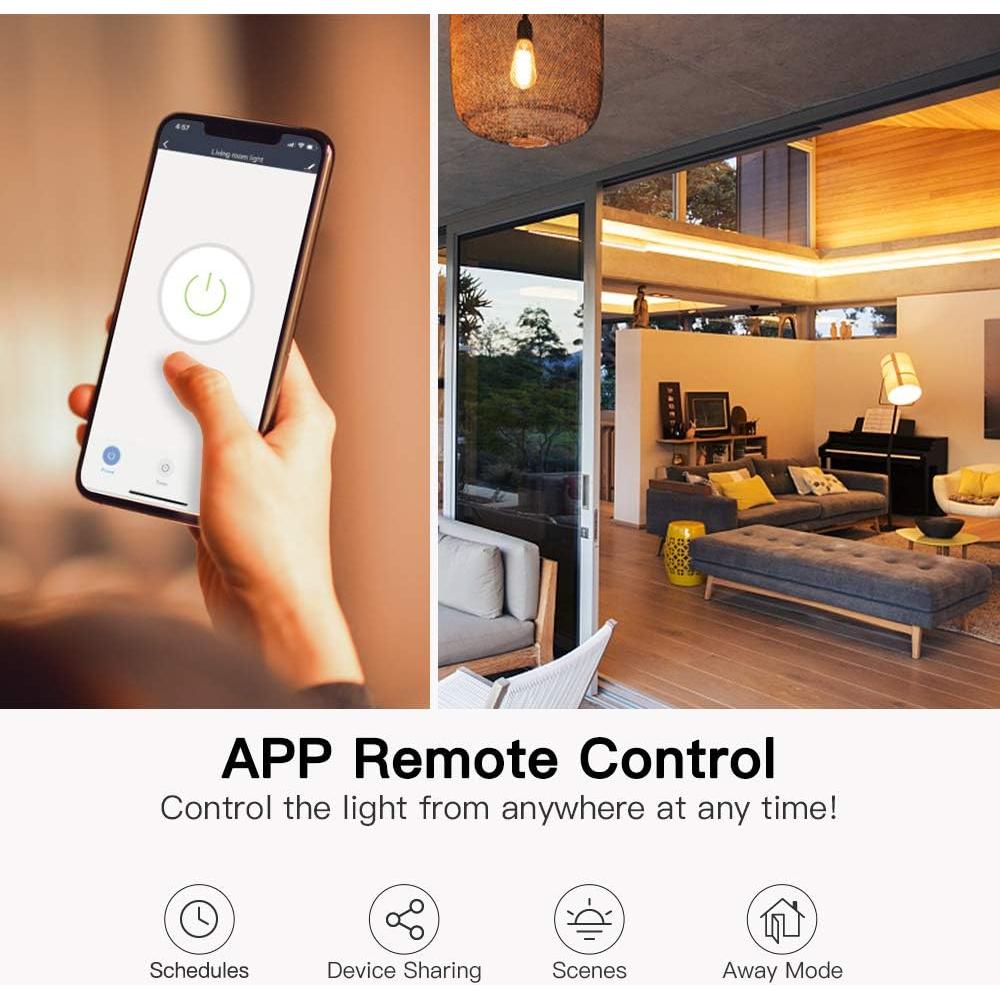 Interruptor de Luz Inteligente TREATLIFE Wi-Fi 1250W