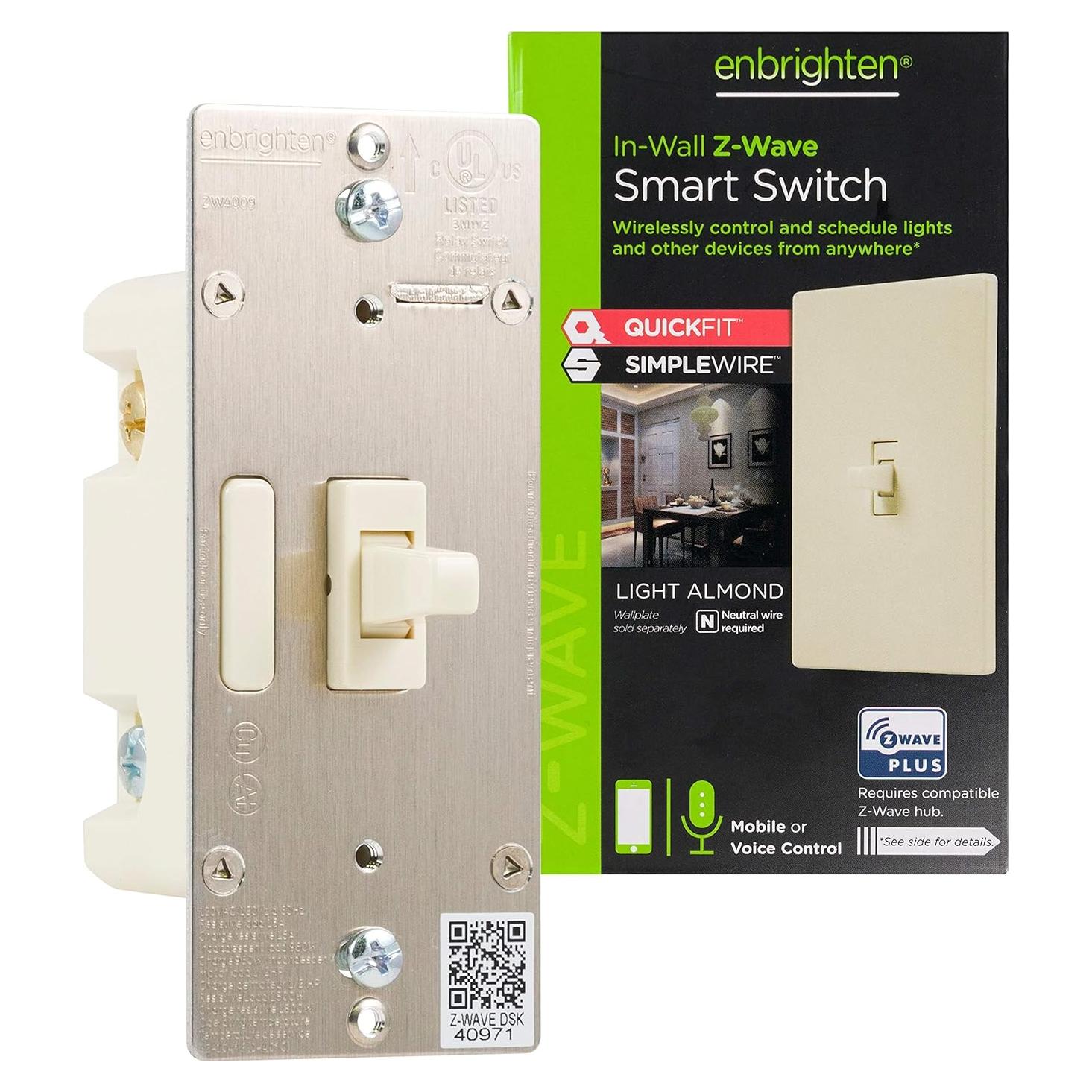 Interruptor de Luz Inteligente Enbrighten Z-Wave Plus 14293