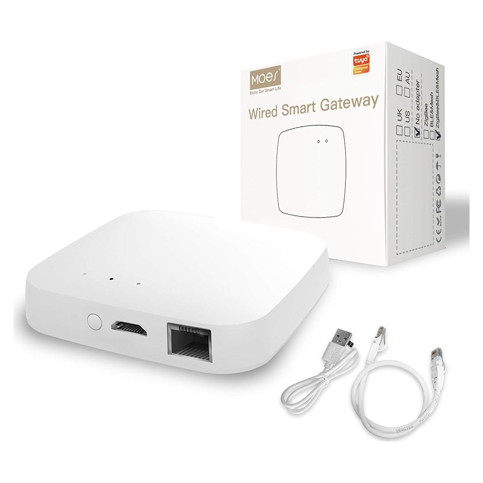 Hub Inteligente MOES ZigBee 3.0 y Bluetooth 2.4GHz - Control por Voz