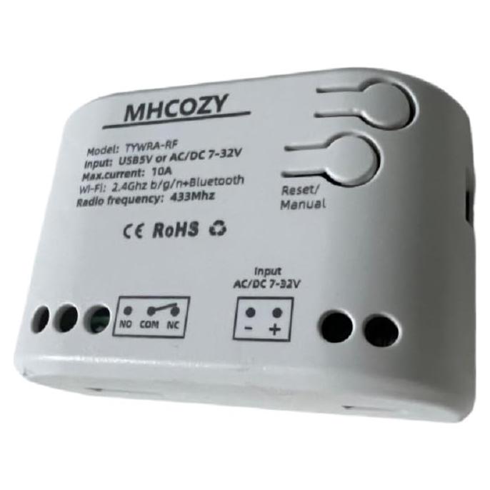 Interruptor Relé Inalámbrico WiFi MHCOZY 5V 1 Canal Control Remoto
