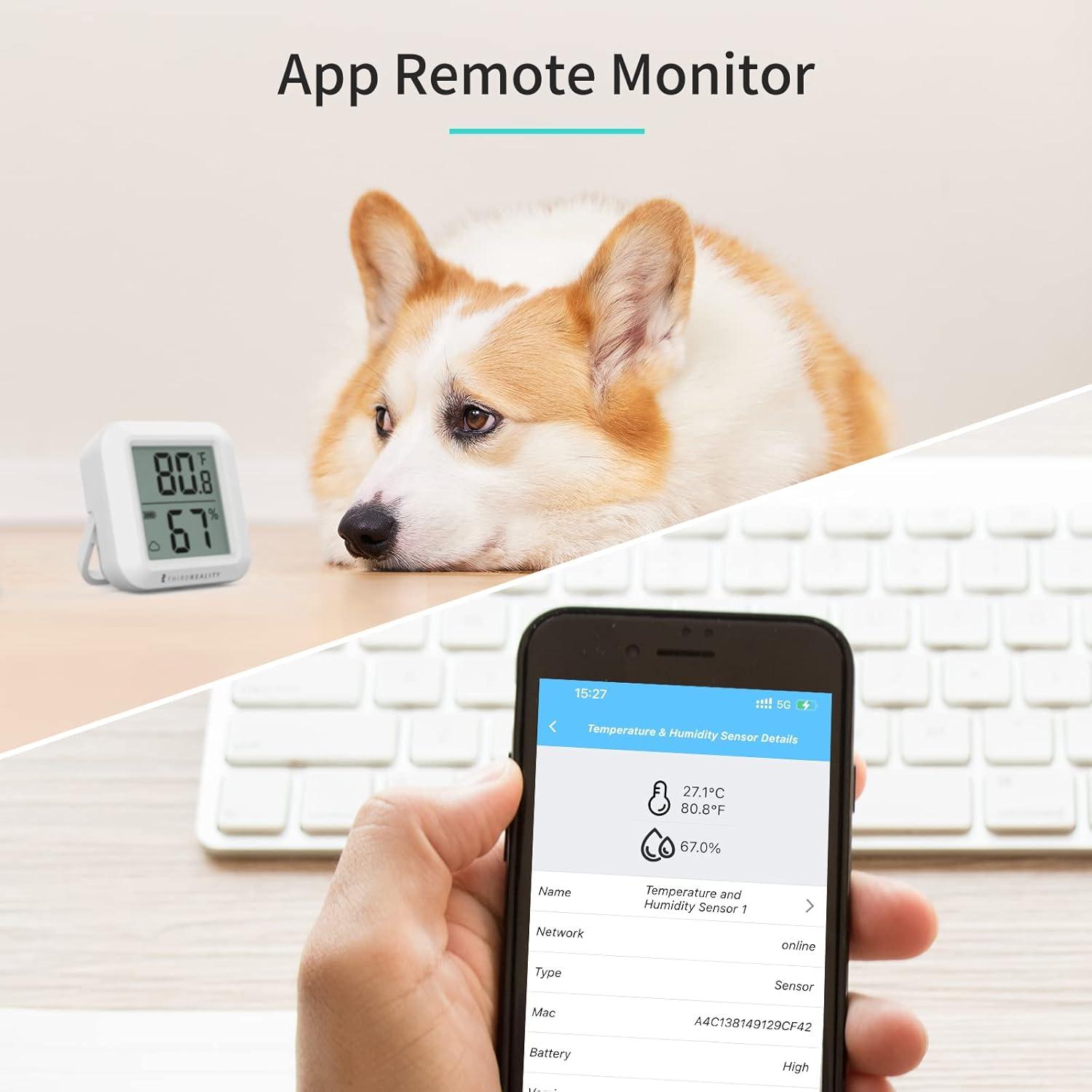 Sensor de Temperatura y Humedad Zigbee ThirdReality LCD