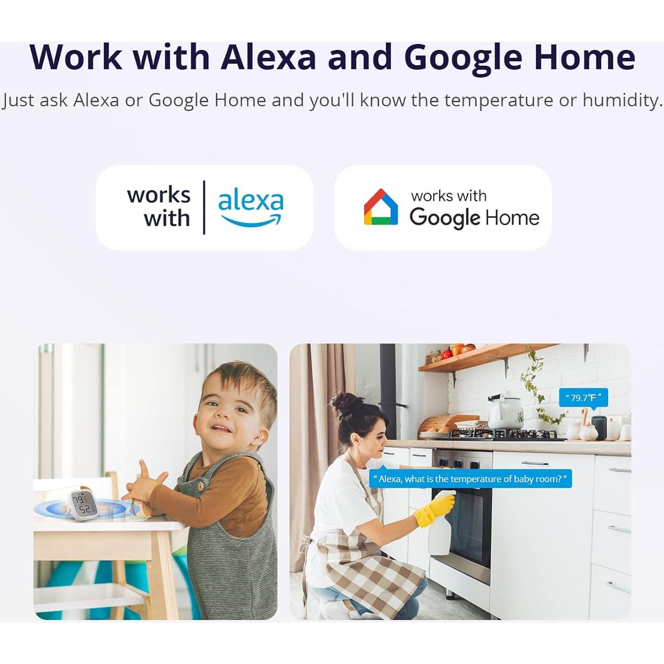 Sensor de Temperatura y Humedad SONOFF SNZB-02D Zigbee