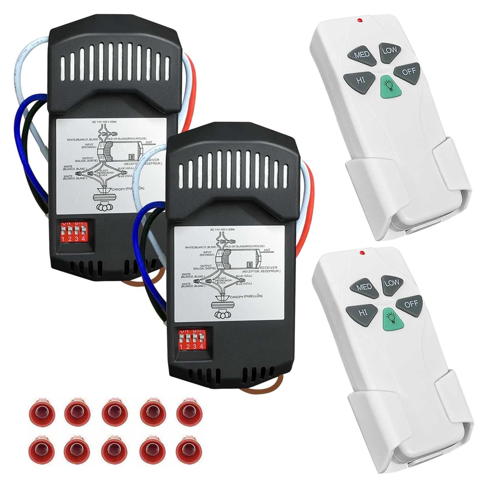 Kit Control Remoto Universal Ventilador Techo Aubric 53T