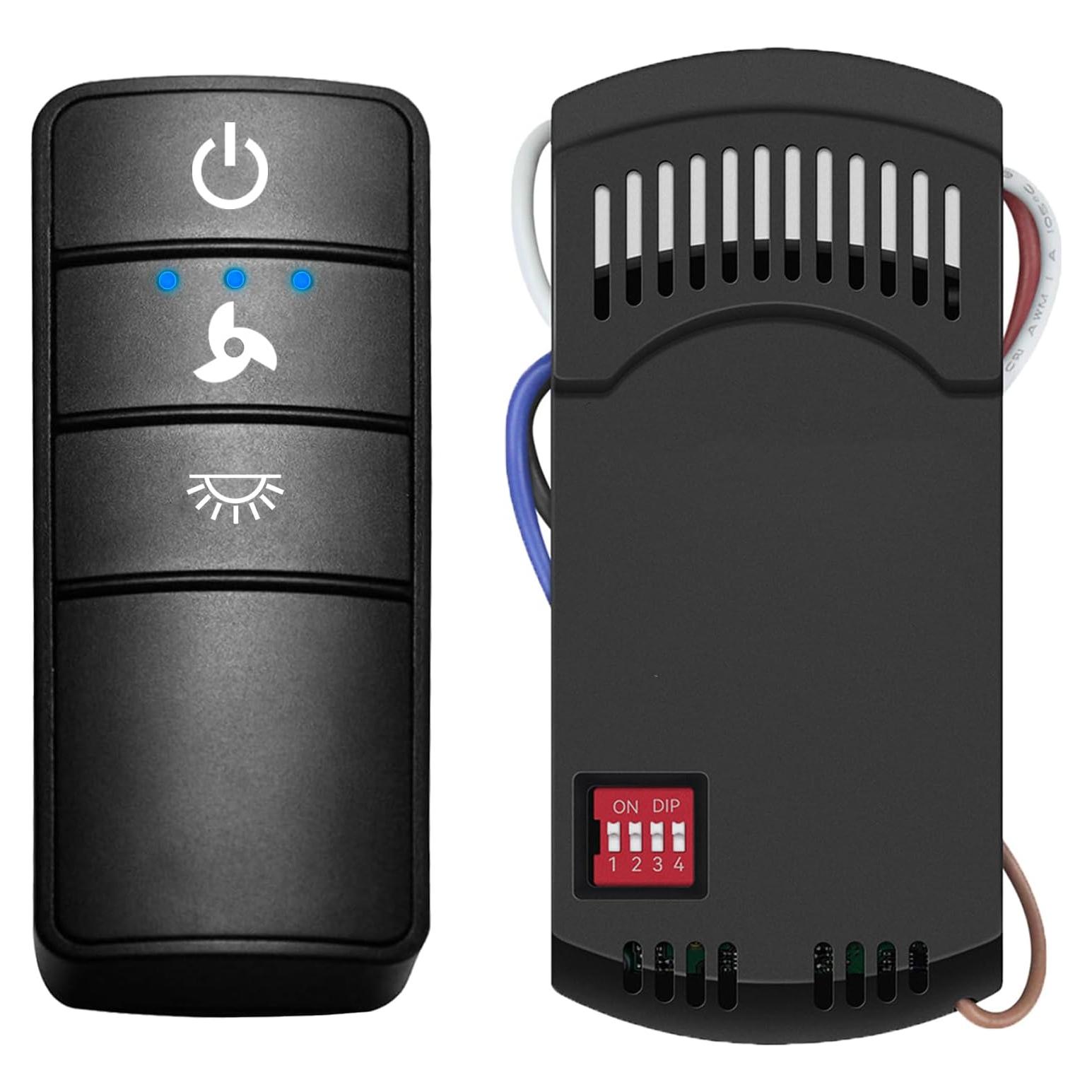 Kit Control Remoto Universal Ventilador Techo FEKOTS 3 Velocidades