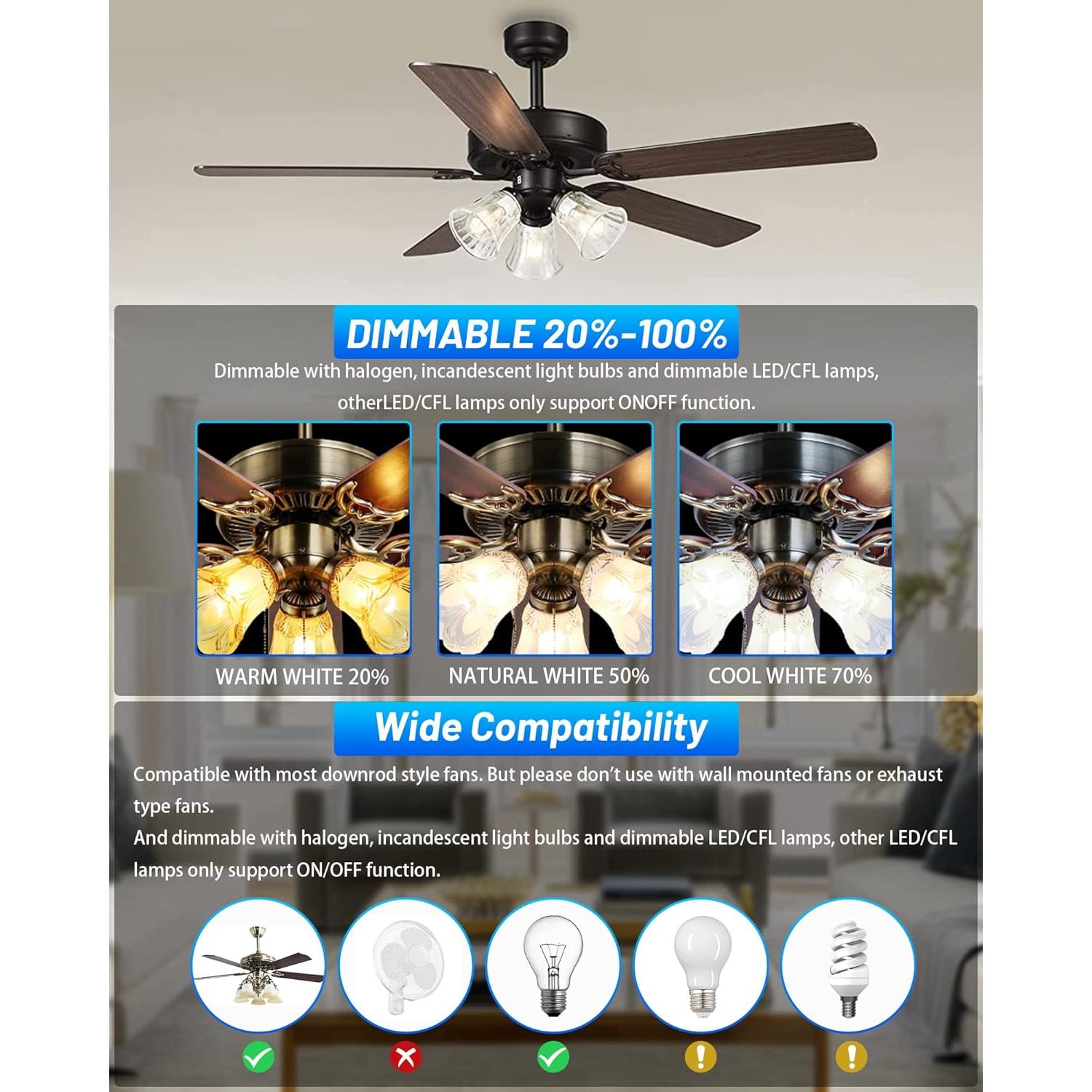 Kit Control Remoto Universal para Ventilador de Techo Smekitlly