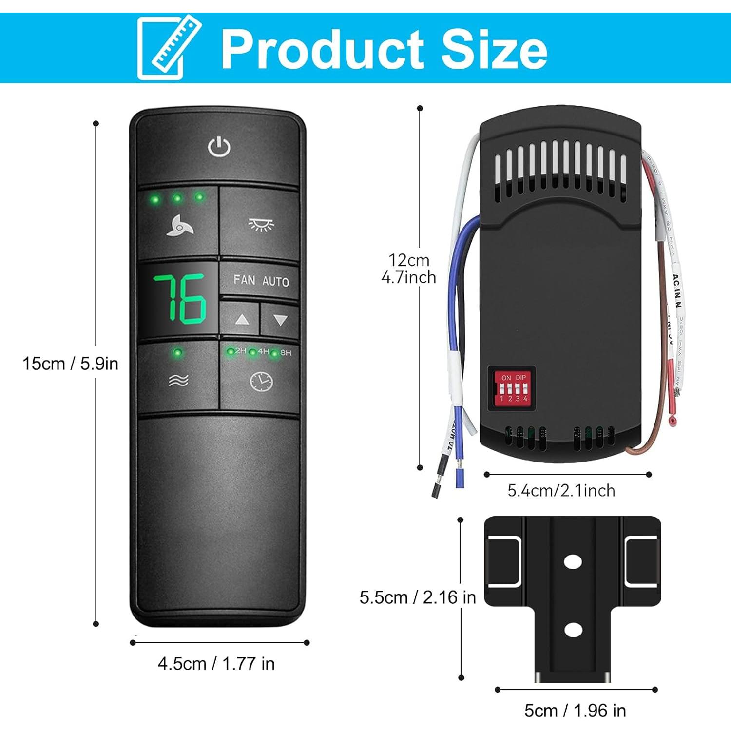 Control Remoto Universal para Ventilador de Techo COREBAY HD3