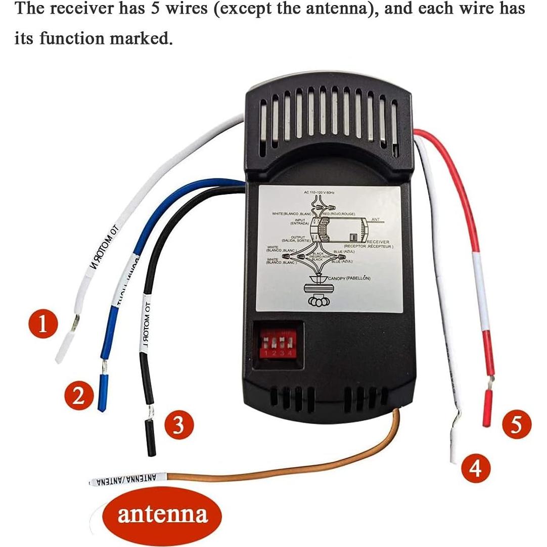 Control Remoto Universal para Ventilador de Techo Breeze Bay
