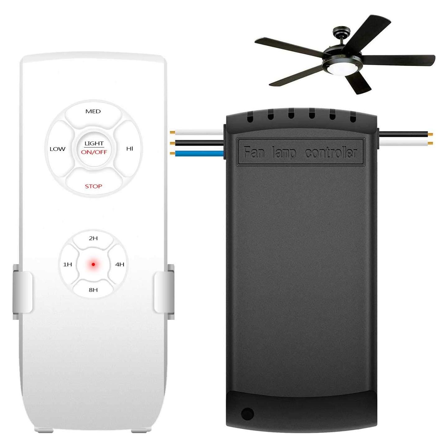 Control Remoto Universal para Ventilador de Techo Aubric 3-en-1