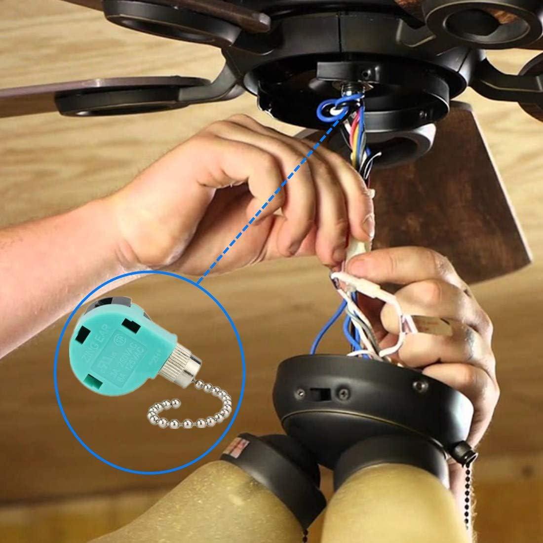 Interruptor de Ventilador de Techo 3 Velocidades DAYONE ZE-268S6