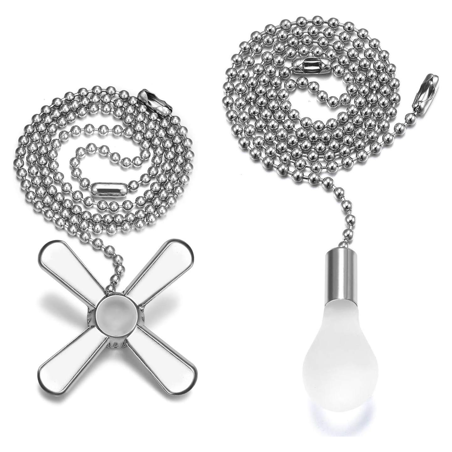 Cadena de Tirar para Ventilador de Techo SmoTecQ 61 cm Plata