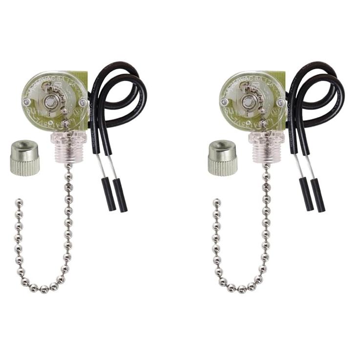 Interruptor de Luz de Cadena ZING EAR ZE-109 para Ventilador de Techo