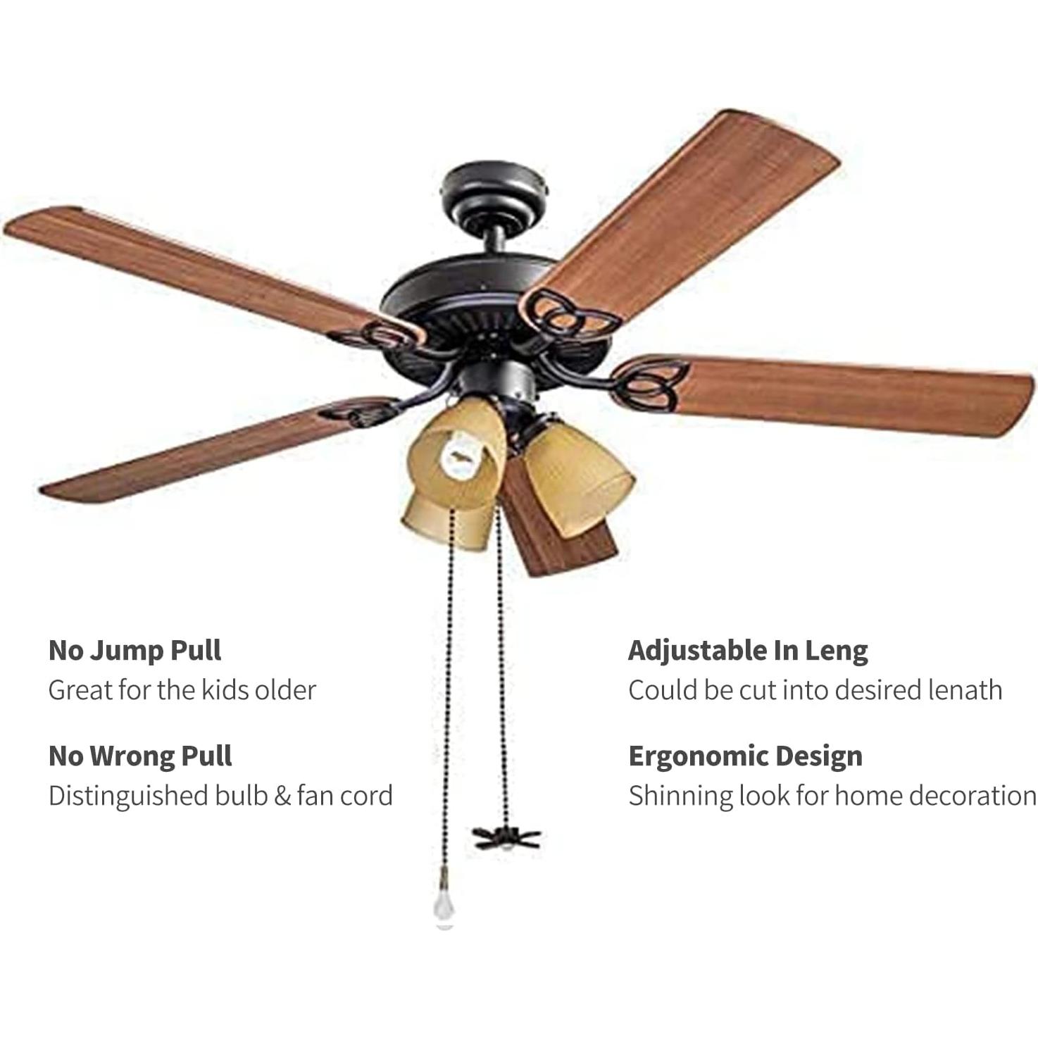 Extensor de cadena de tirón para ventilador de techo Antiguo