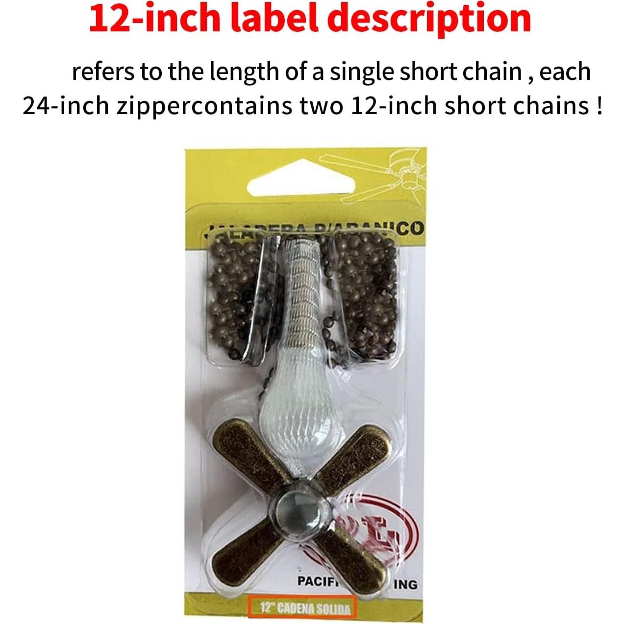 Extensor de cadena de tirón para ventilador de techo Antiguo