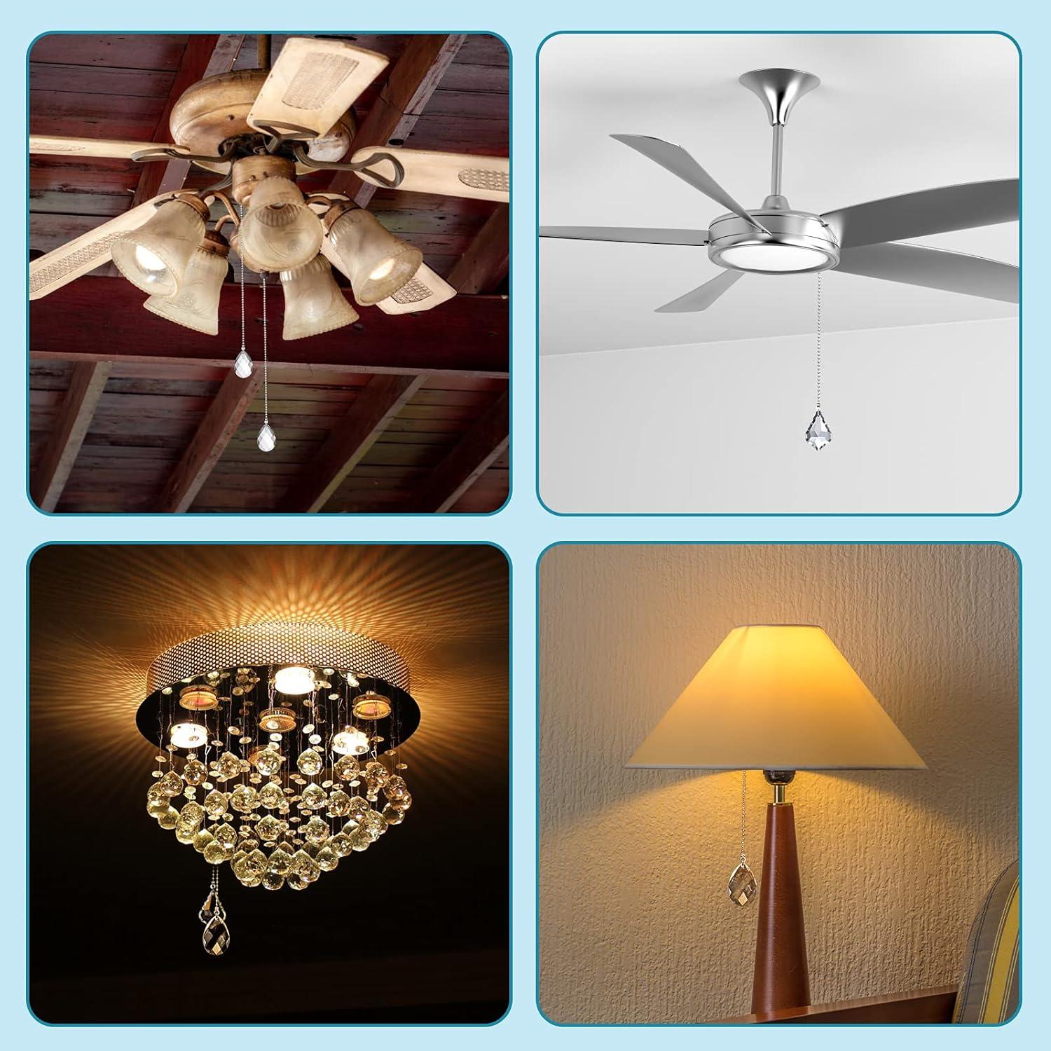 Cadenas de Tirar para Ventilador de Techo Lingtong 2PCS 55.88cm