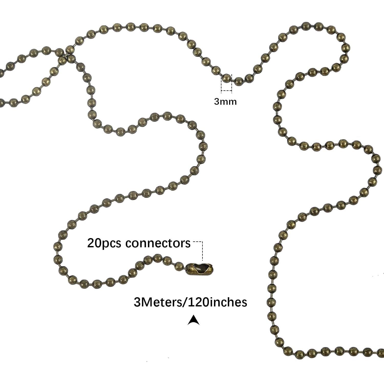 Cadena de Tirar para Ventilador de Techo Dotlite 304.8 cm Bronce