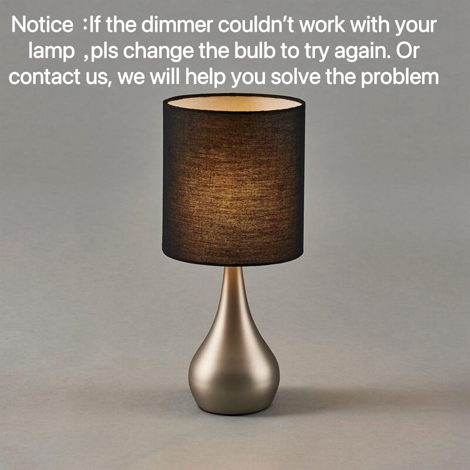 Interruptor Táctil Regulable Zeifun 3 Niveles Brillo LED