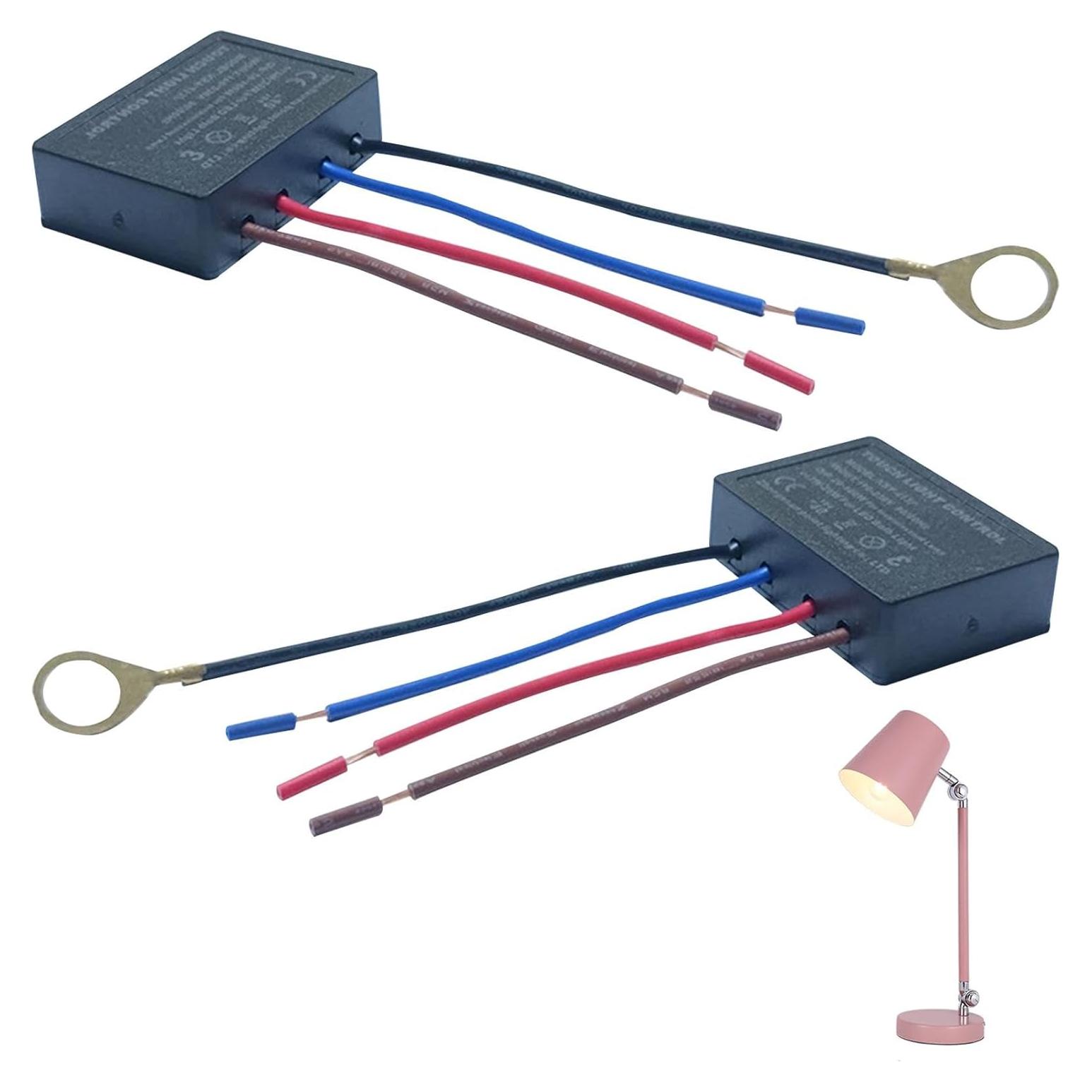 Interruptor Regulador Táctil 2 Piezas EMVANV 3 Niveles